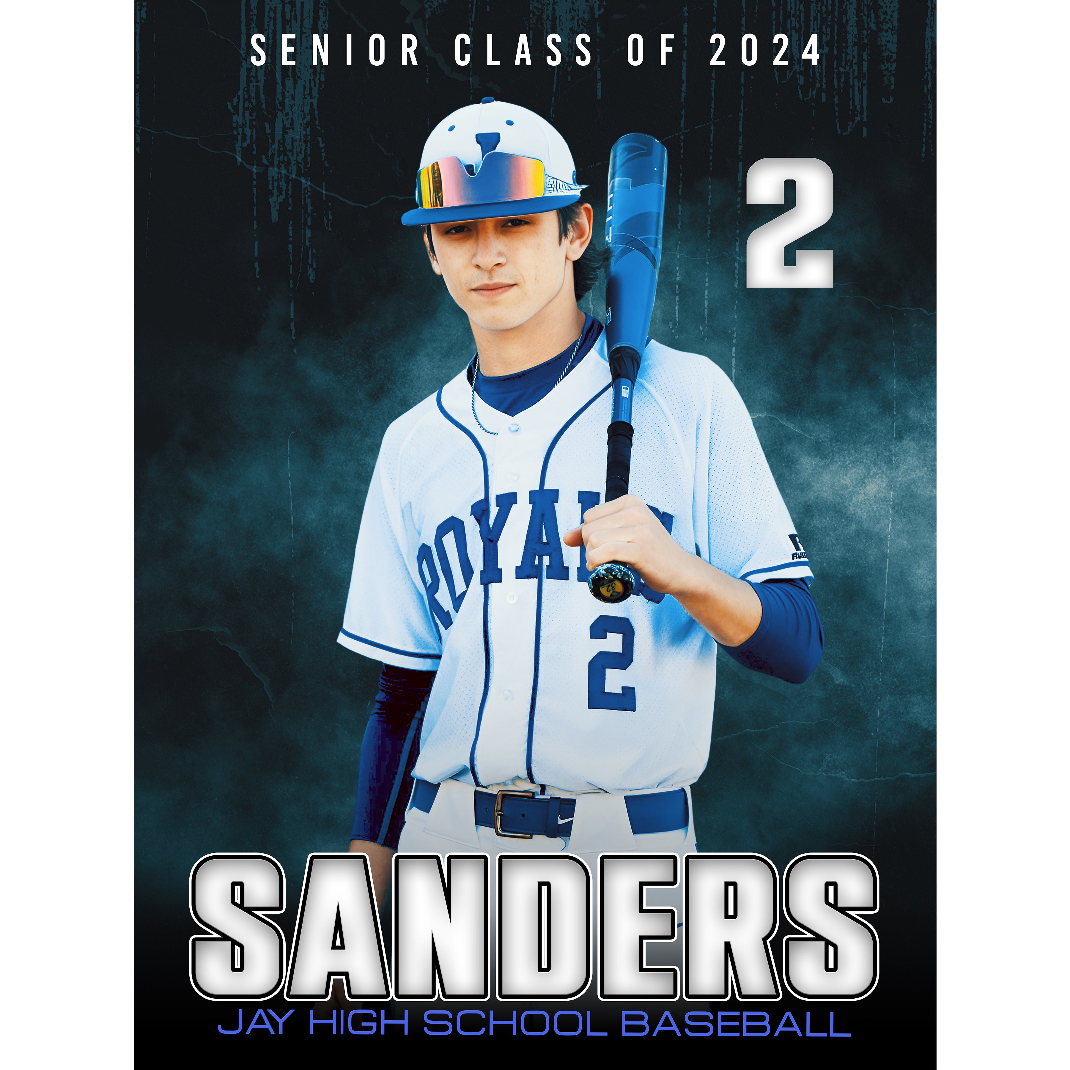 Printed Sports Yard Sign | Senior Night Poster | Baseball | Odyssey