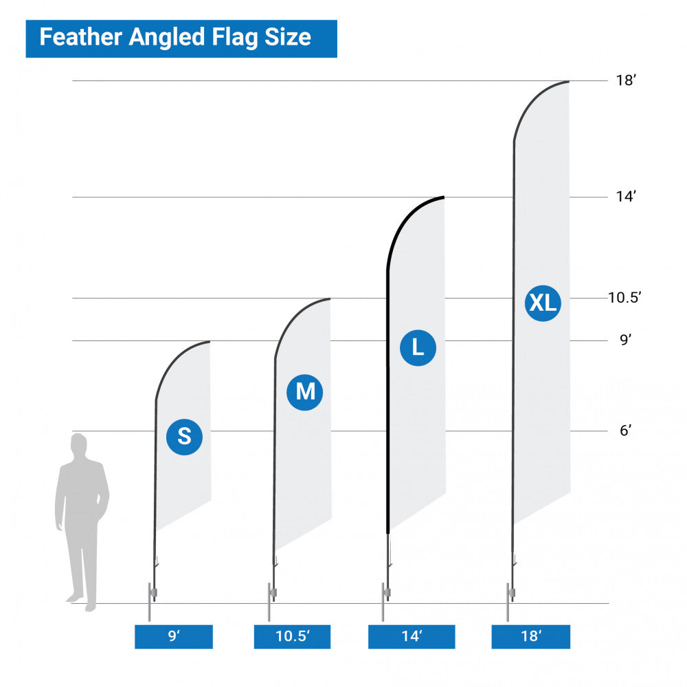 Feather Angled Flag