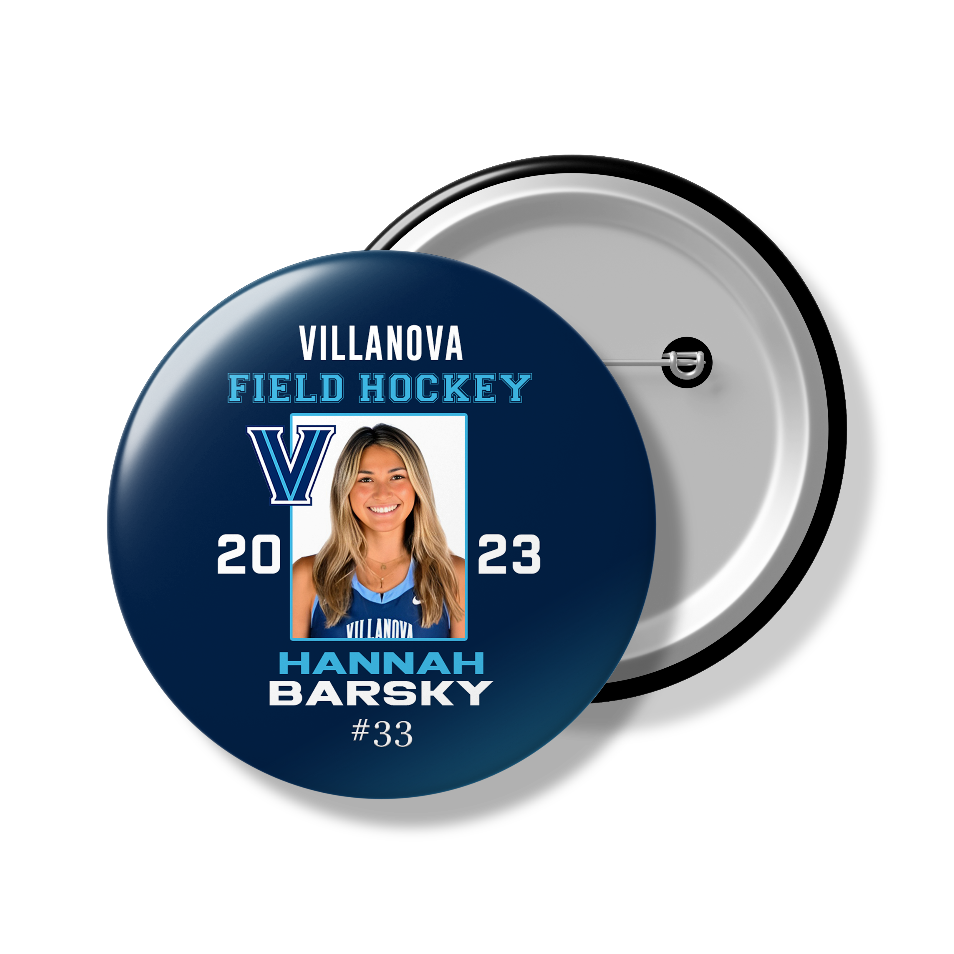 Sports Team Spirit Button | Personalized Button | Senior Night | Field Hockey | Apex