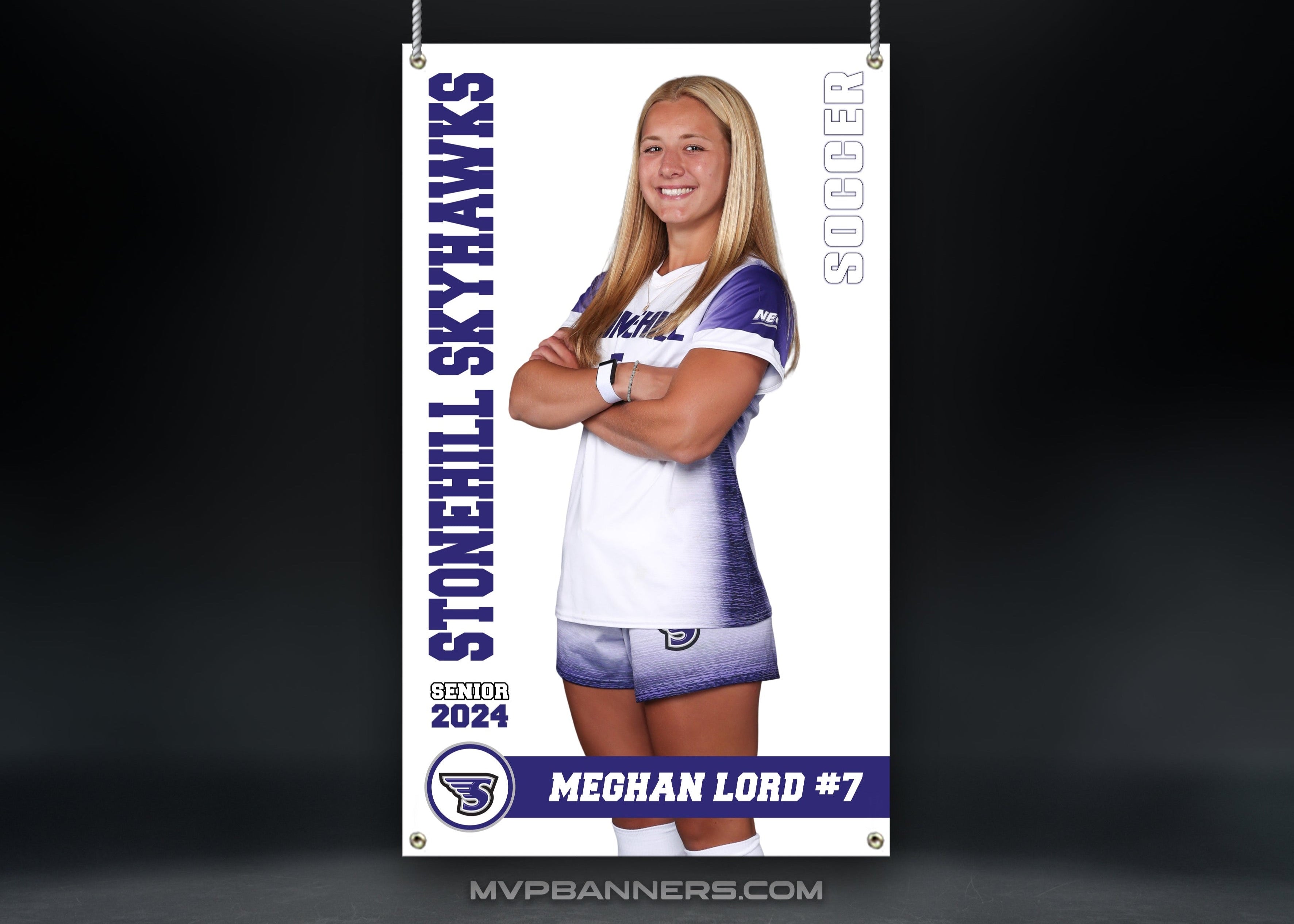 Custom Sports Banner | Senior Night | Soccer | Road to Victory