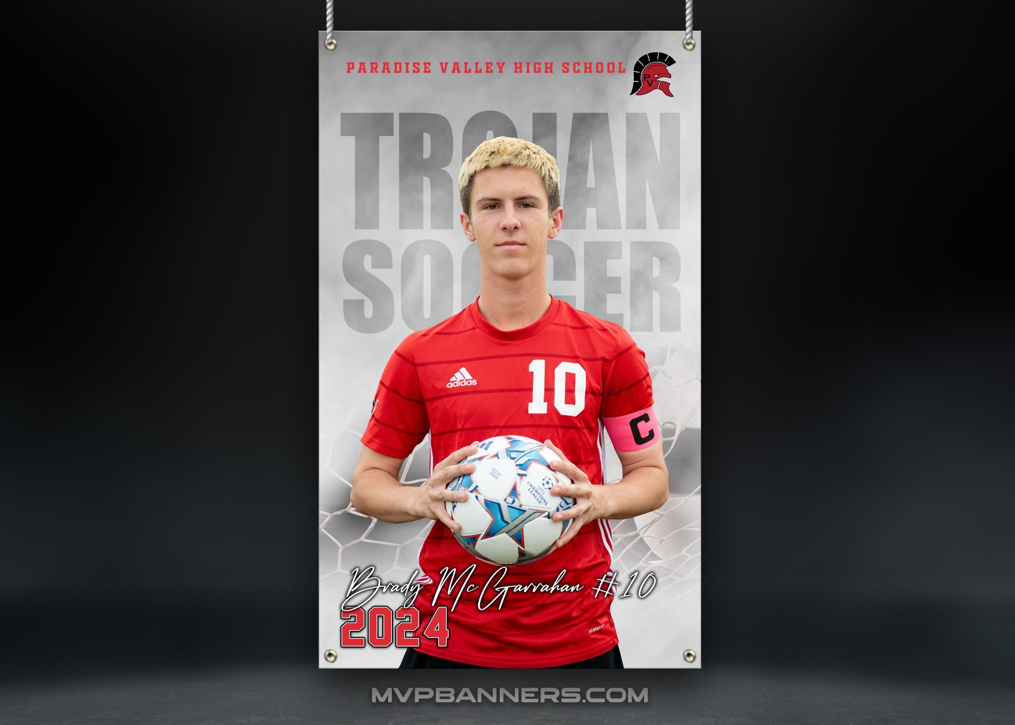 Custom Sports Banner | Senior Night | Soccer | Night Time Mist