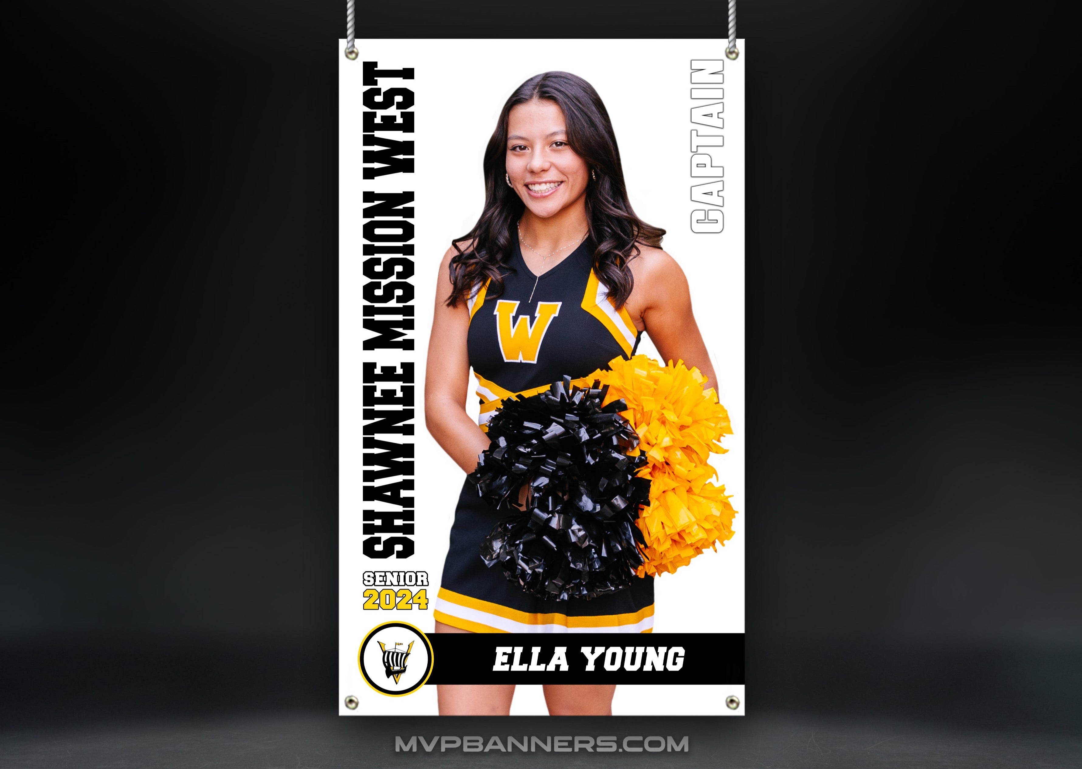 Cheer Sports Banner | Senior Night | Road to Victory
