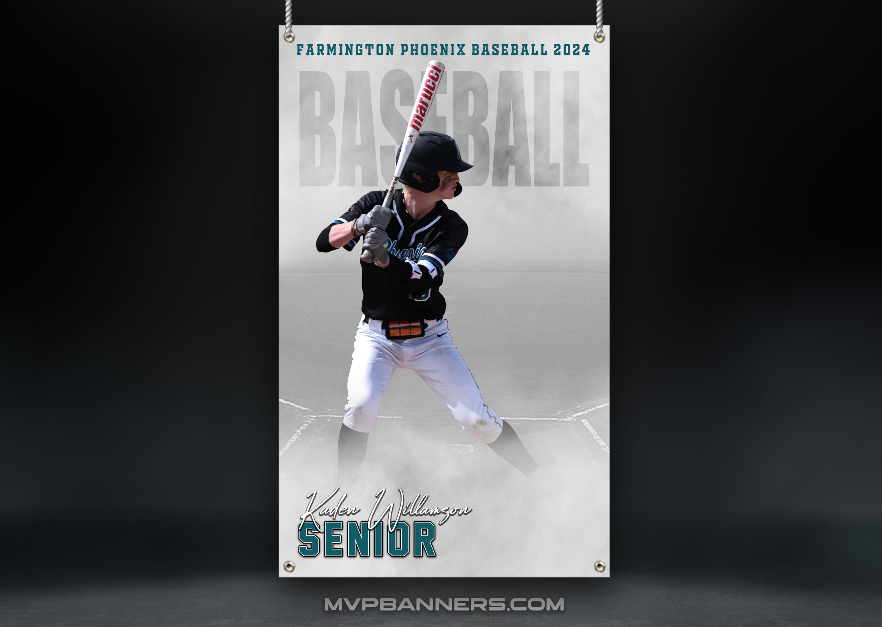Baseball Sports Banner | Senior Night | Night Time Mist