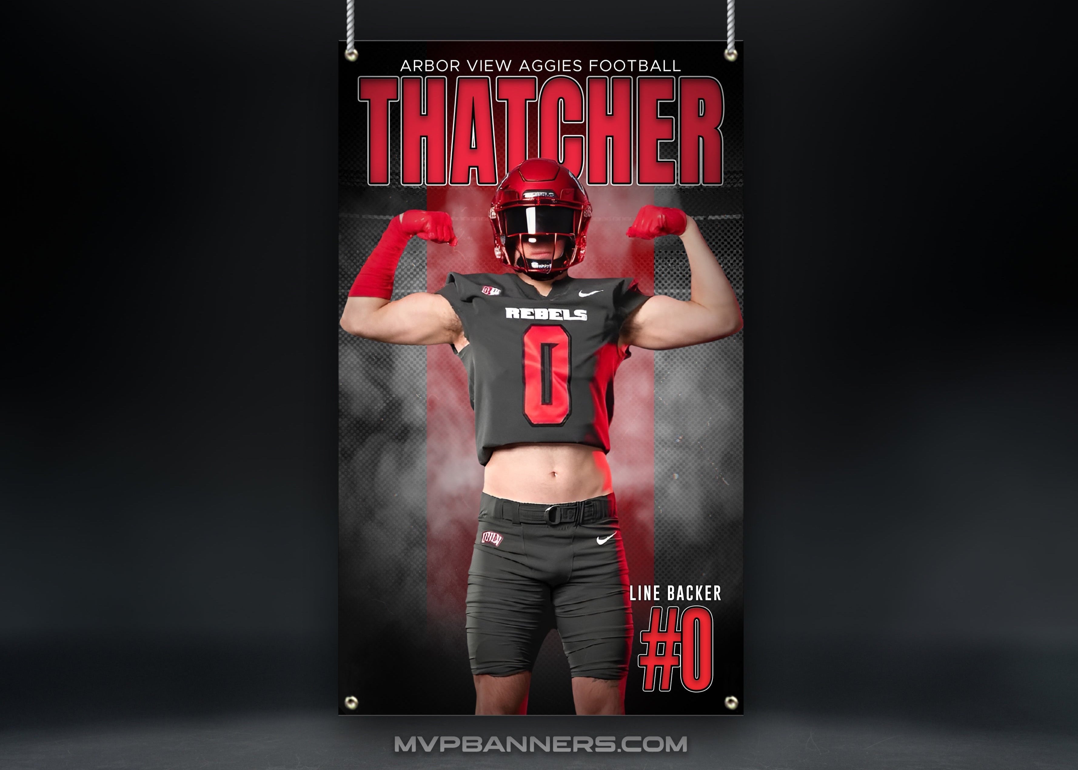 Custom Sports Banner | Senior Night | Stadium Shadows Football
