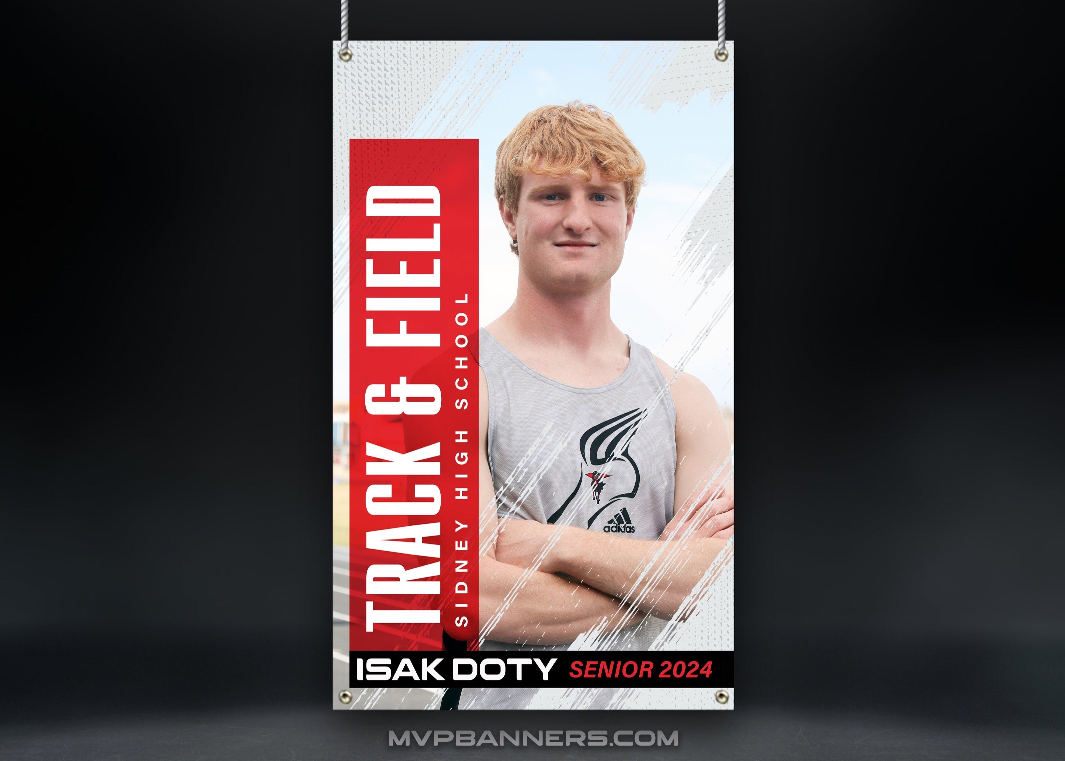 Custom Sports Banner | Senior Night | Cross Country | Track & Field | Event Ticket