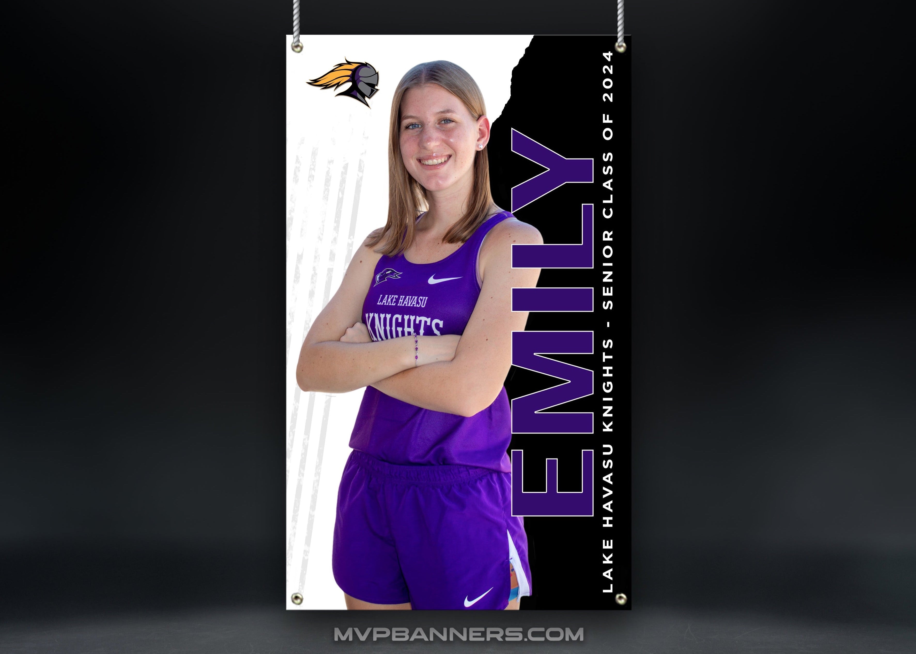 Custom Sports Banner | Senior Night | Cross Country | Track & Field - Mighty Tear