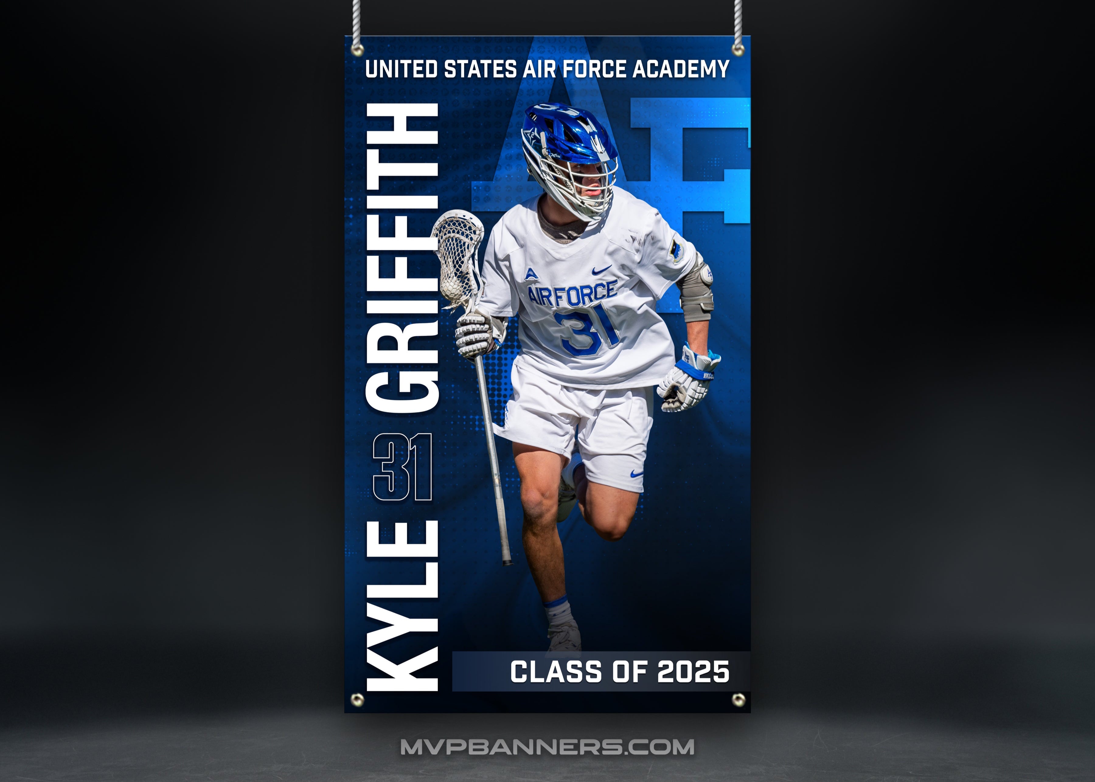 Custom Sports Banner | Senior Night | Lacrosse | Grind Mode