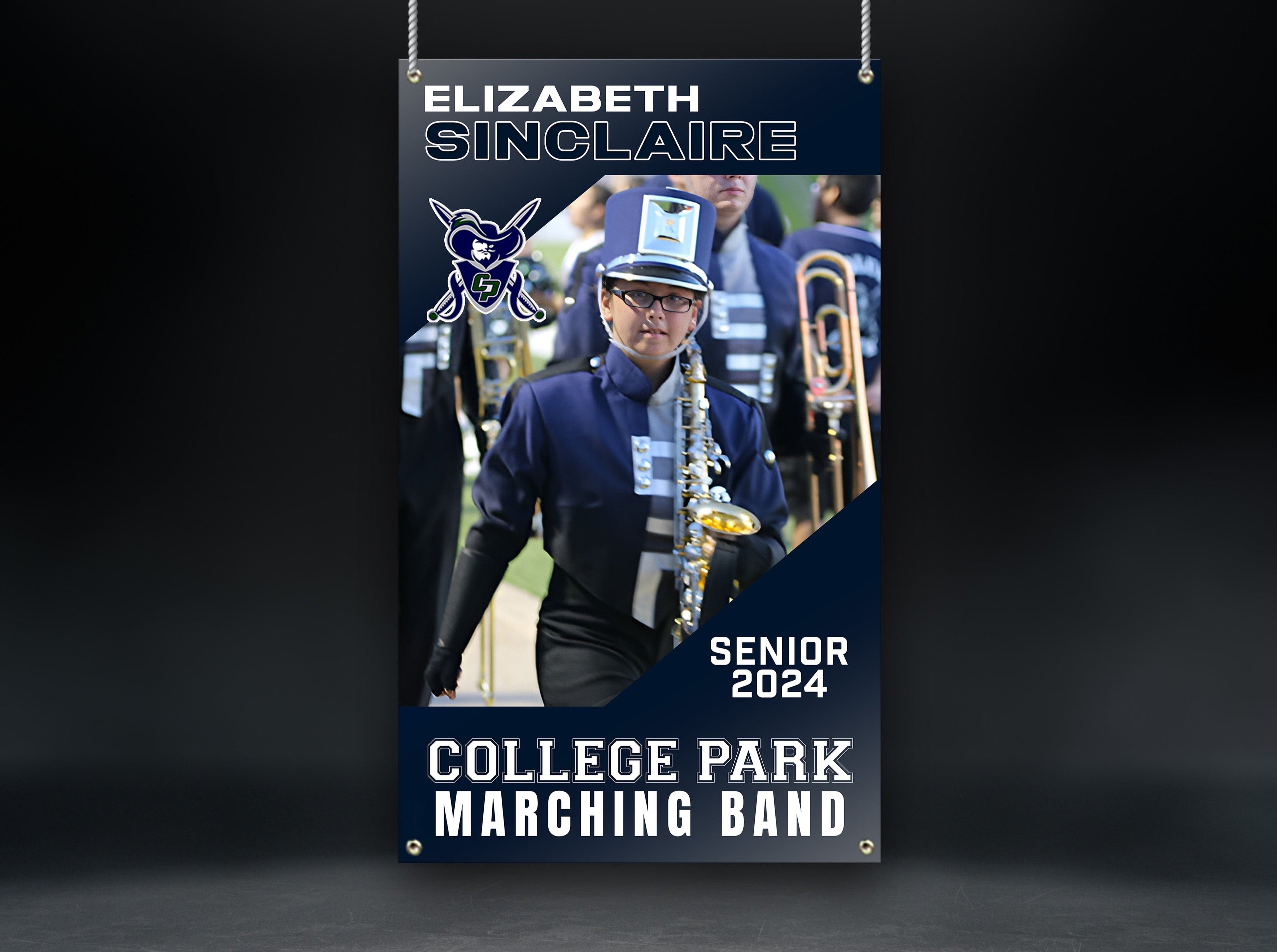 Marching Band Sports Banner | Senior Night | Apex