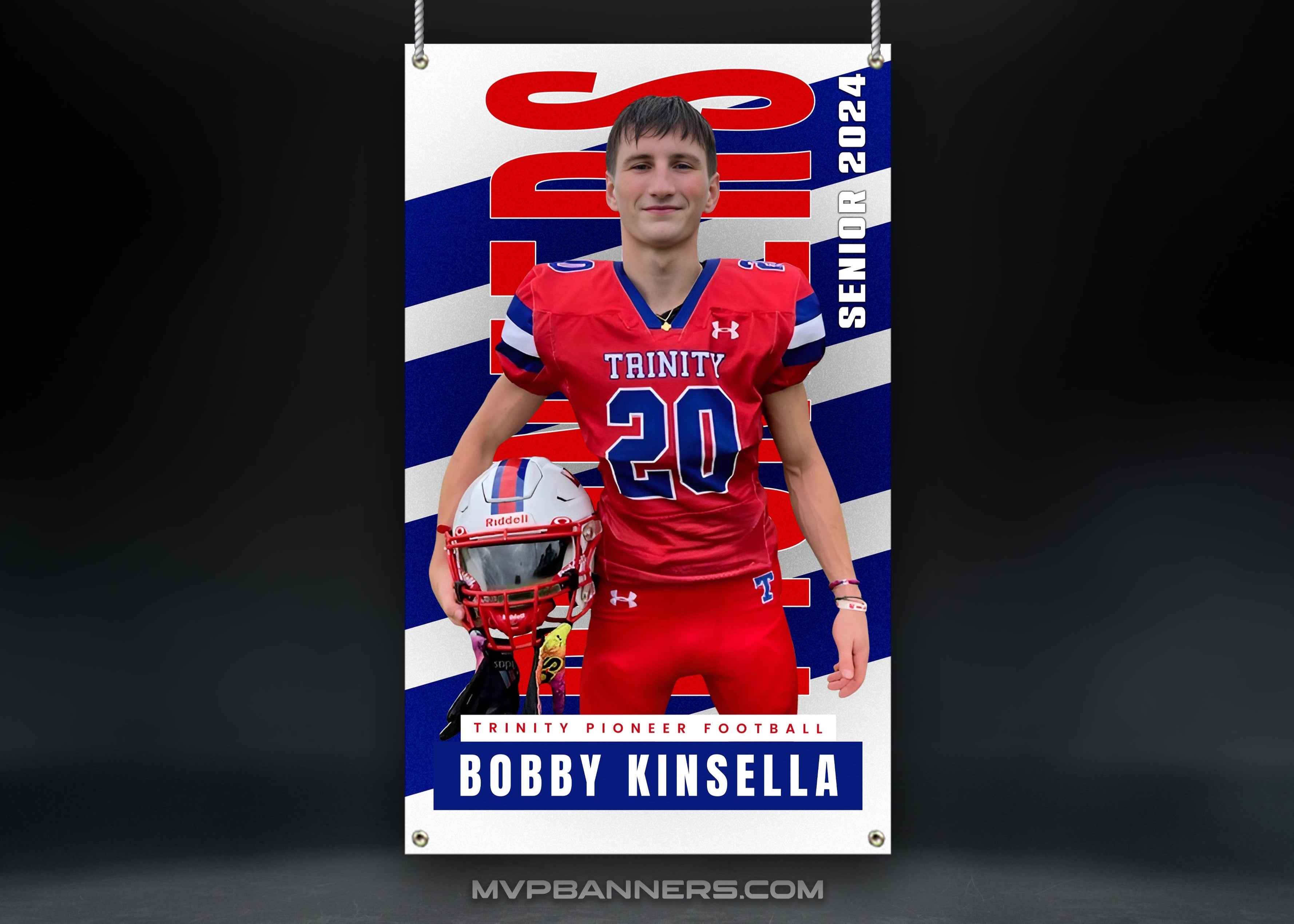 Custom Sports Banner | Senior Night | Peak Motion Football