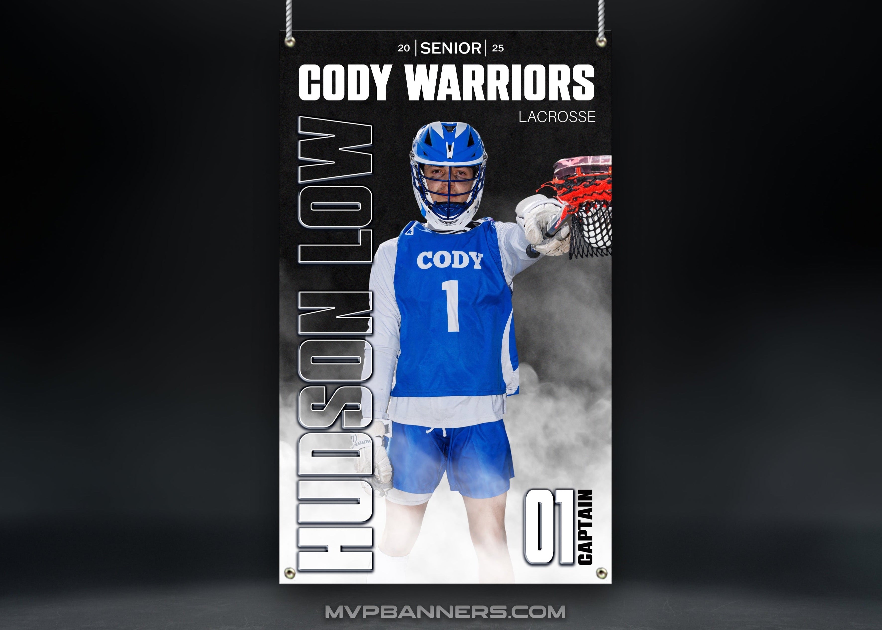 Custom Sports Banner | Senior Night | Lacrosse | GameDay Fog