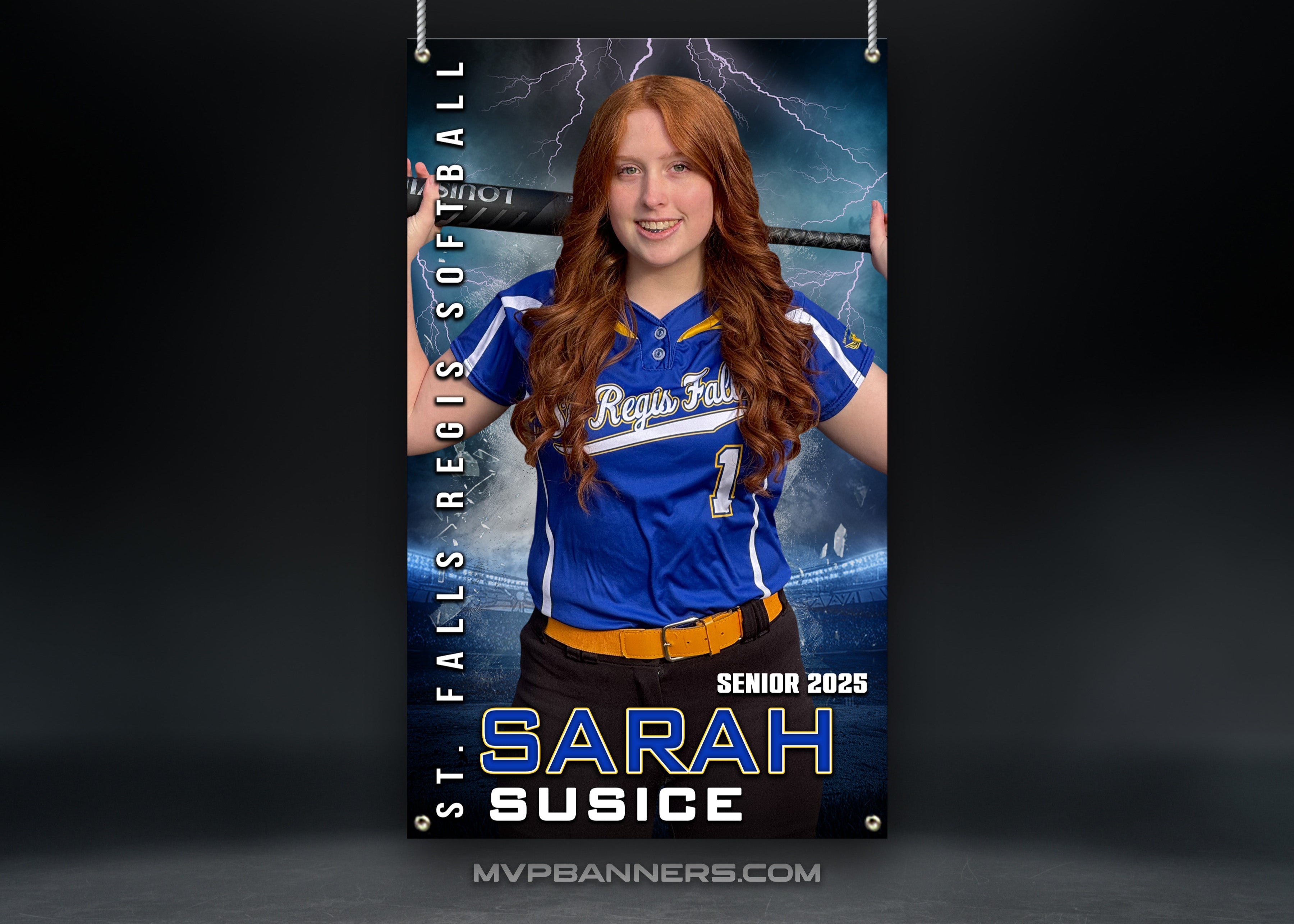 Custom Sports Banner | Senior Night | Softball | Storm Striker