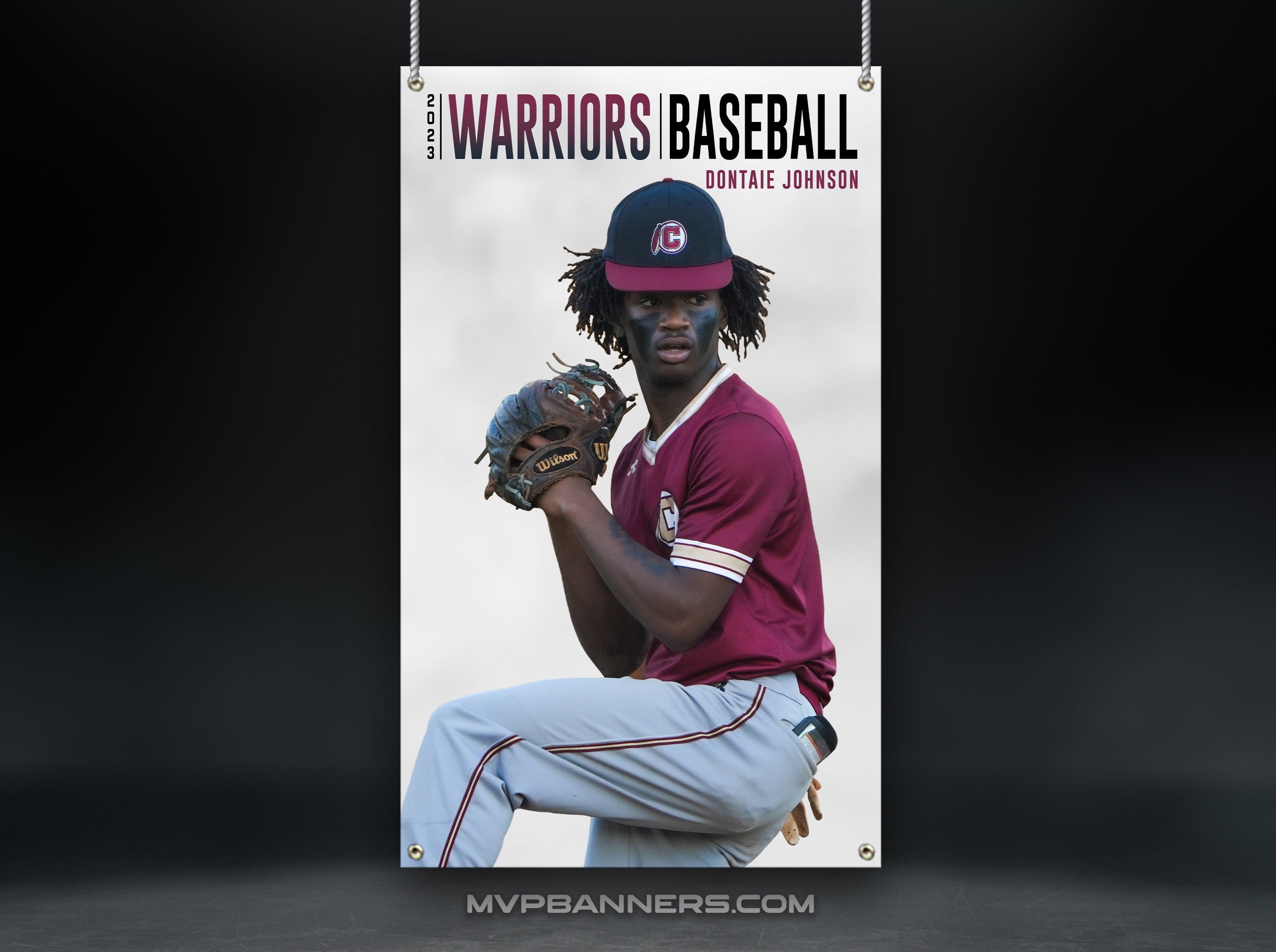 Custom Sports Banner | Senior Night | Baseball | Contemporary