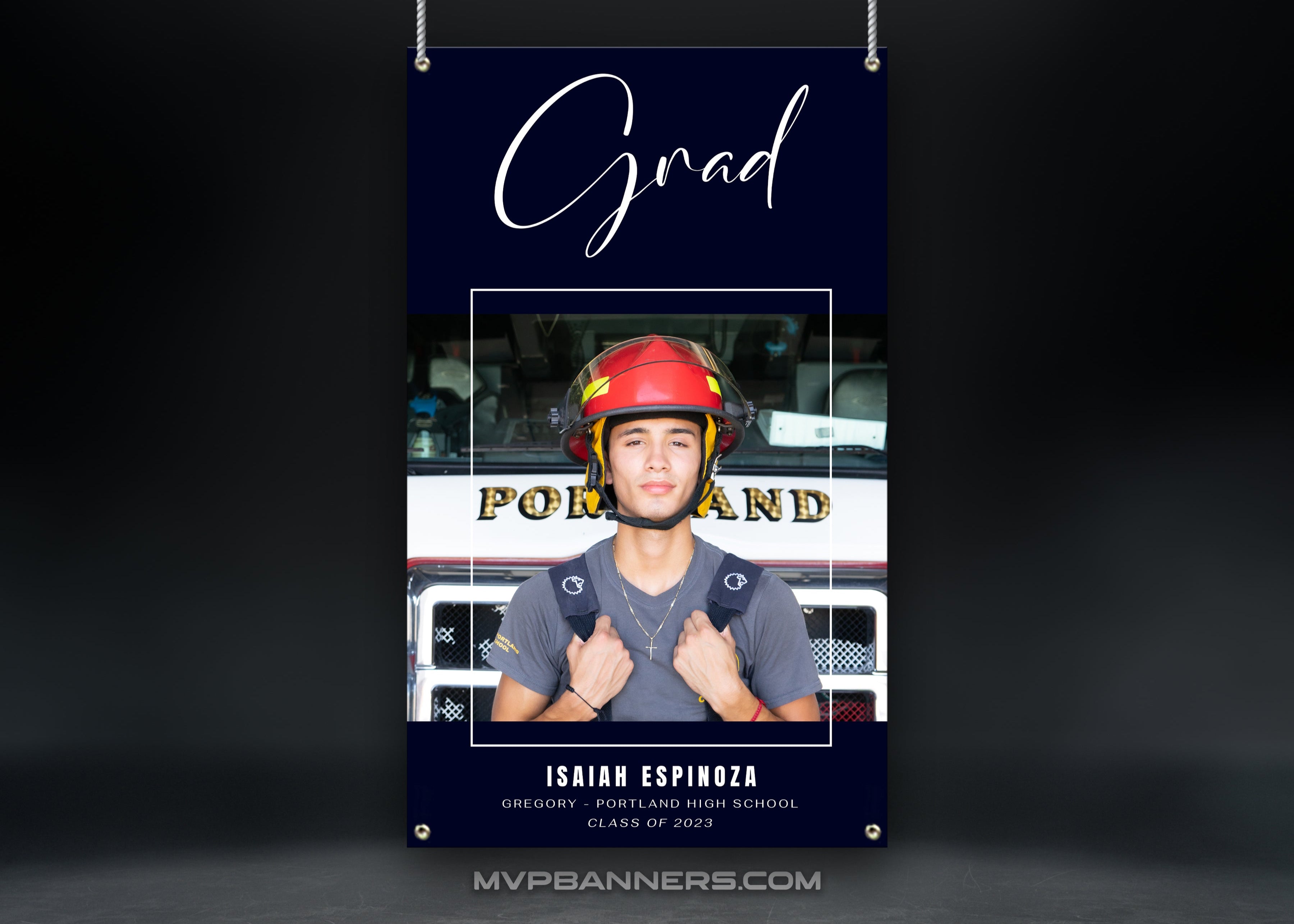 Custom Graduation Banner | Senior Night | Simple Script