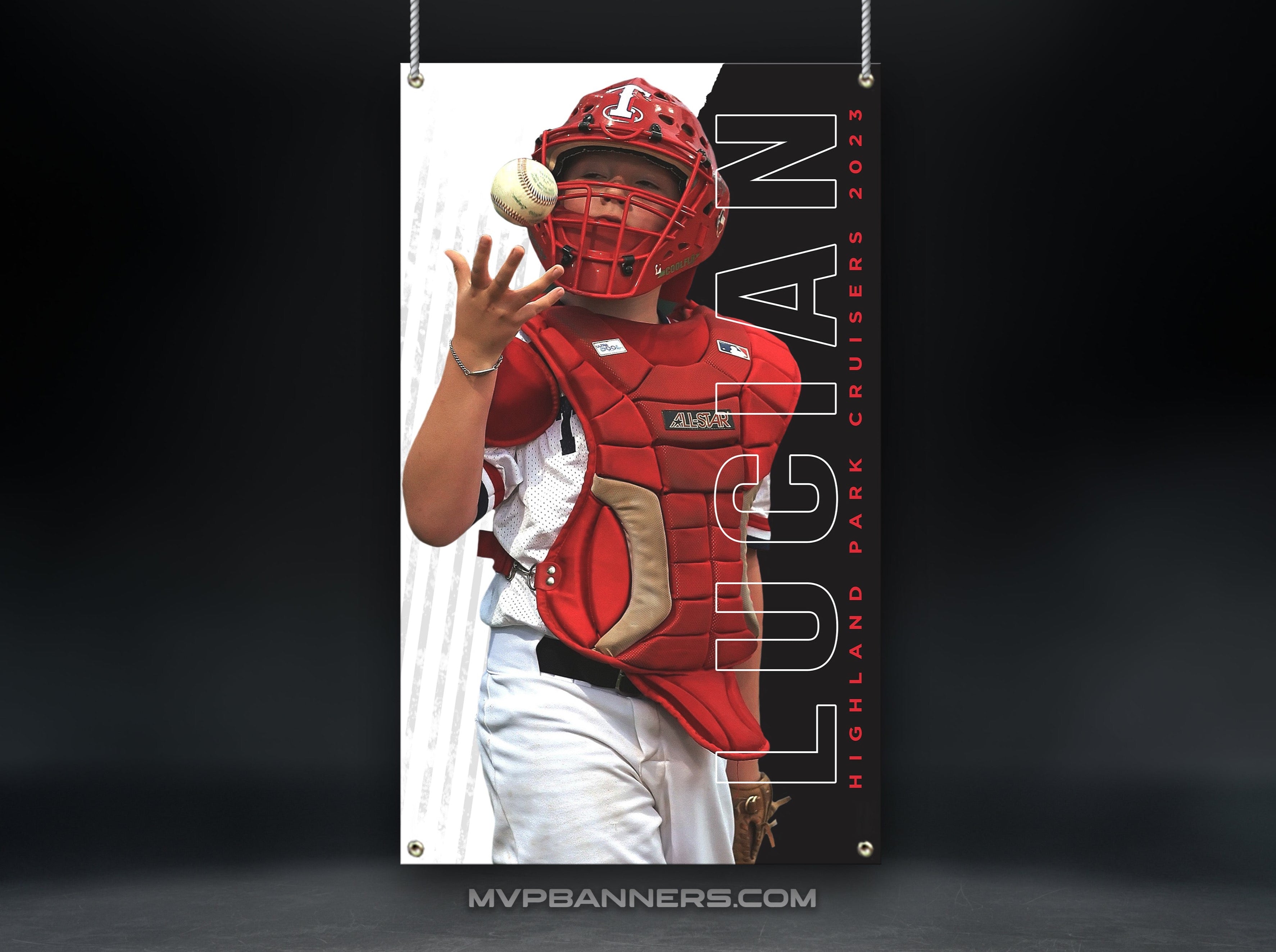 Custom Sports Banner | Senior Night | Baseball | Mighty Tear