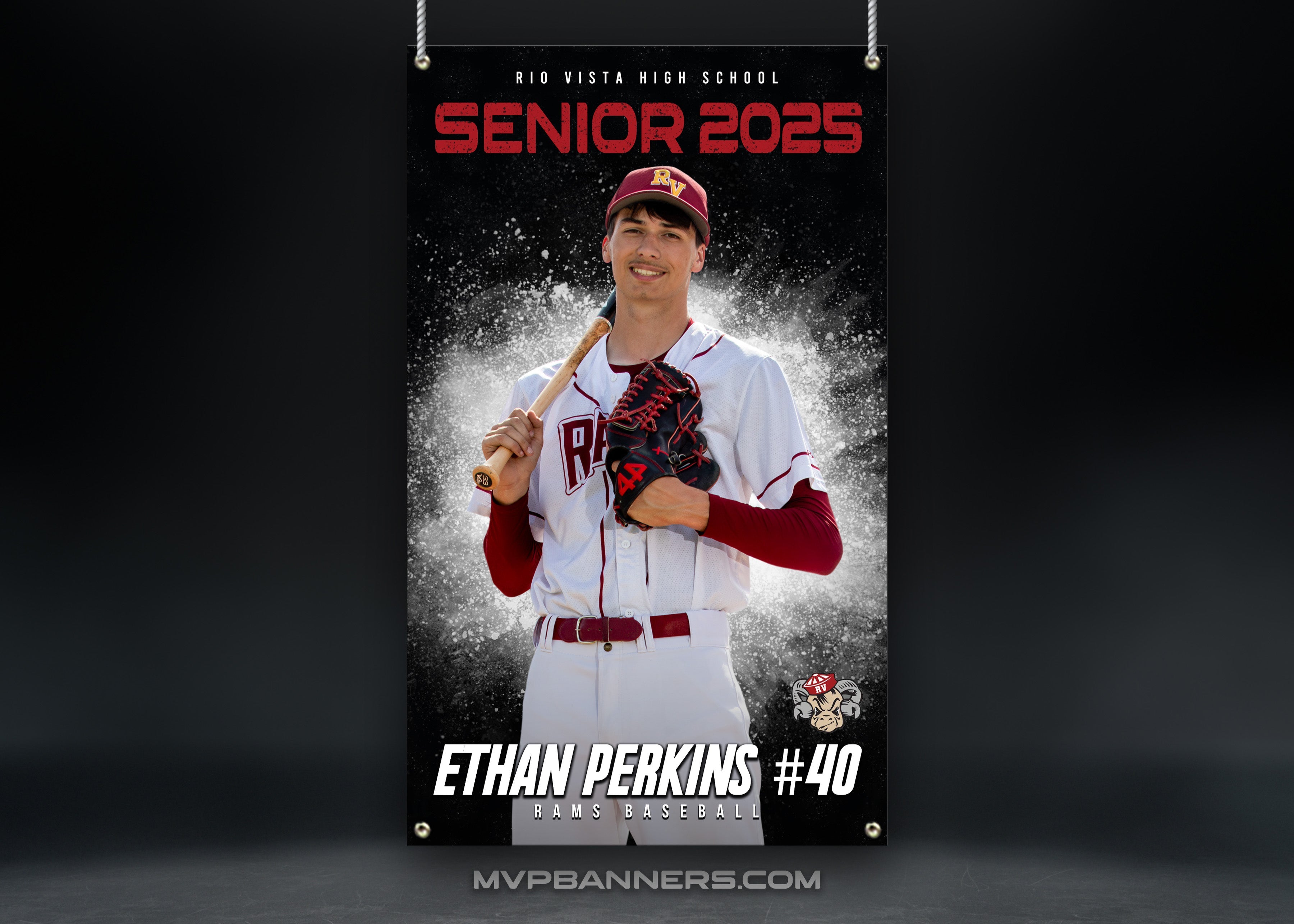 Custom Sports Banner | Senior Night | Baseball | Fast Break Energy