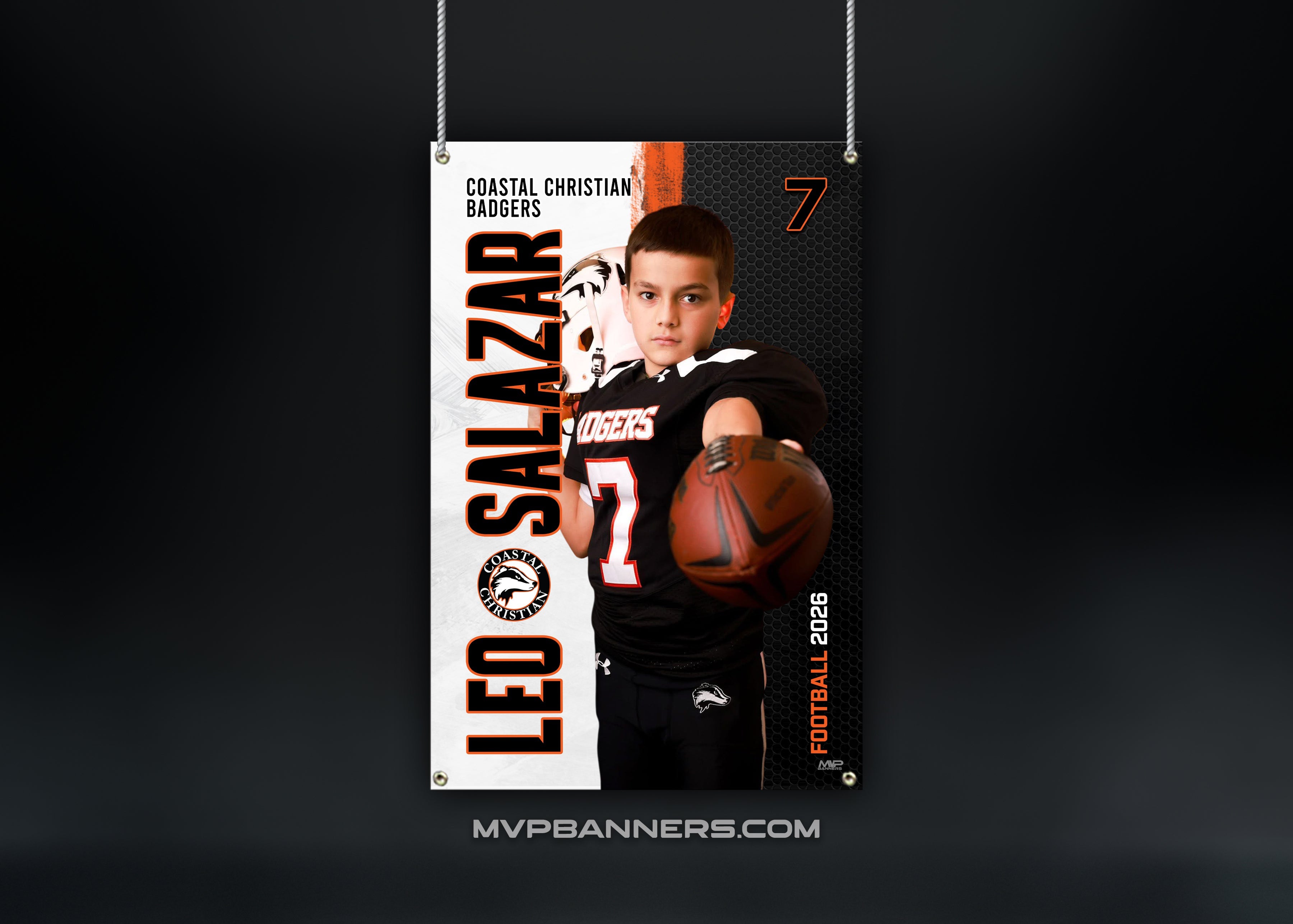 Custom Coastal Christian Senior Banner & Yard Sign - Legacy Locked