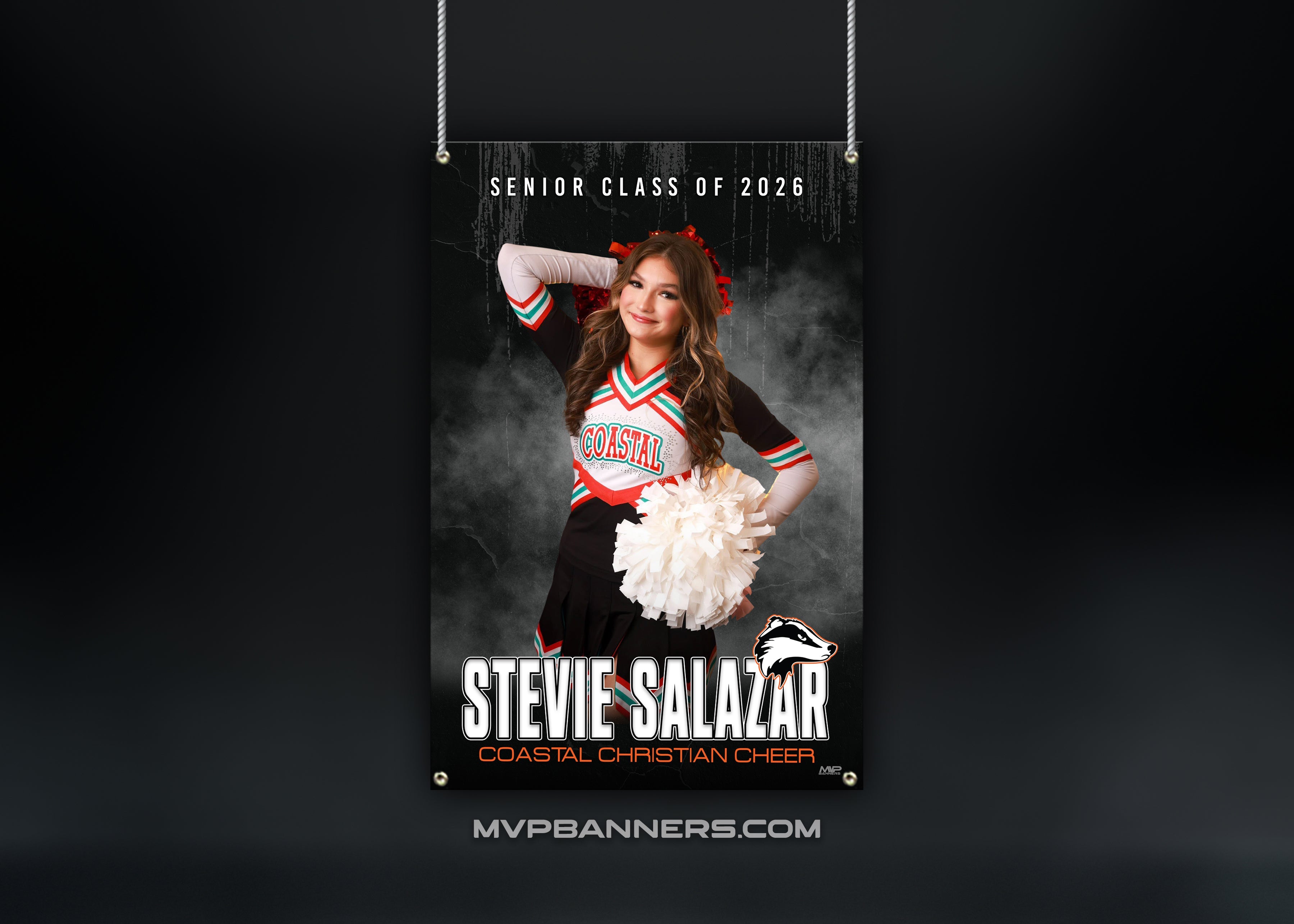 Custom Coastal Christian Senior Banner & Yard Sign - Odyssey