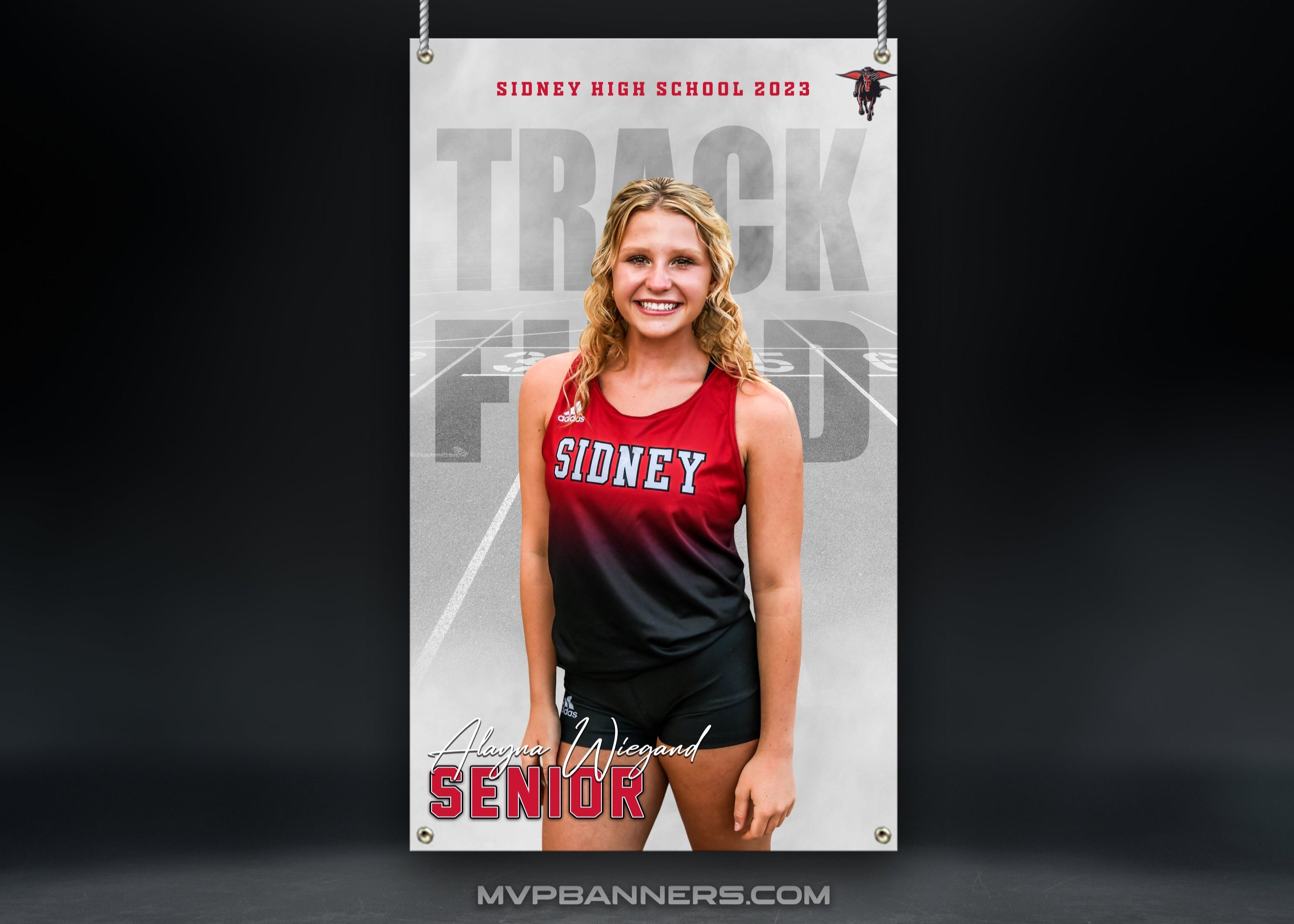 Custom Sports Banner | Senior Night | Cross Country | Track & Field | Night Time Mist