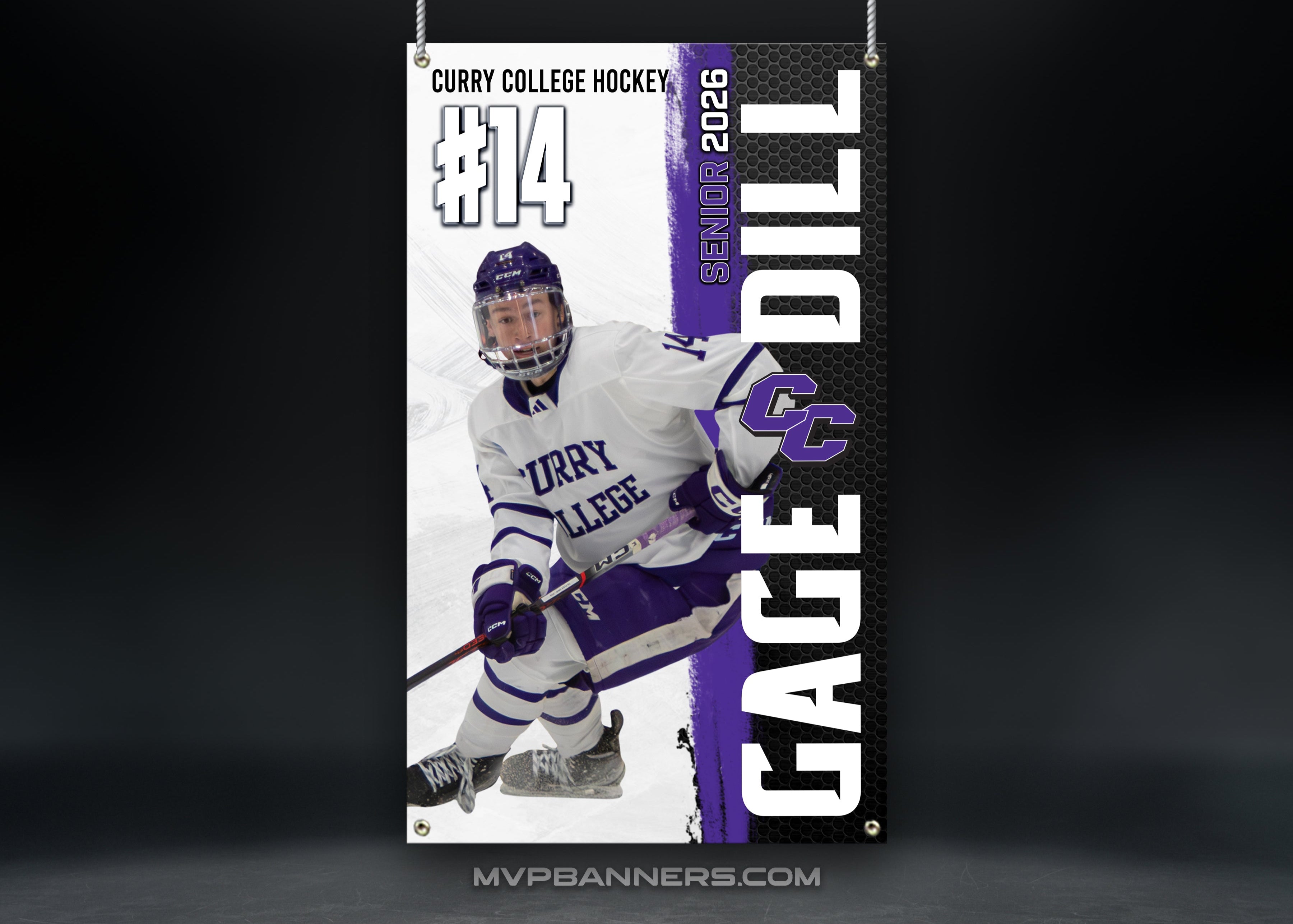 Custom Sports Banner | Senior Night | Ice Hockey | Legacy Locked
