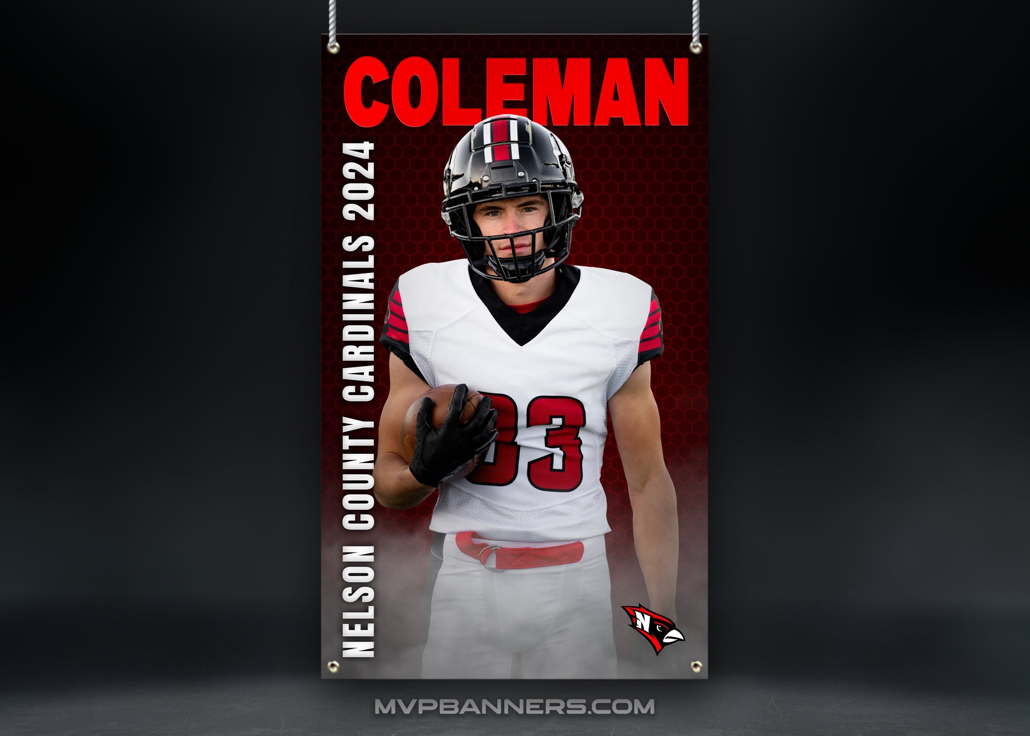 Custom Sports Banner | Senior Night | Honeycomb Football