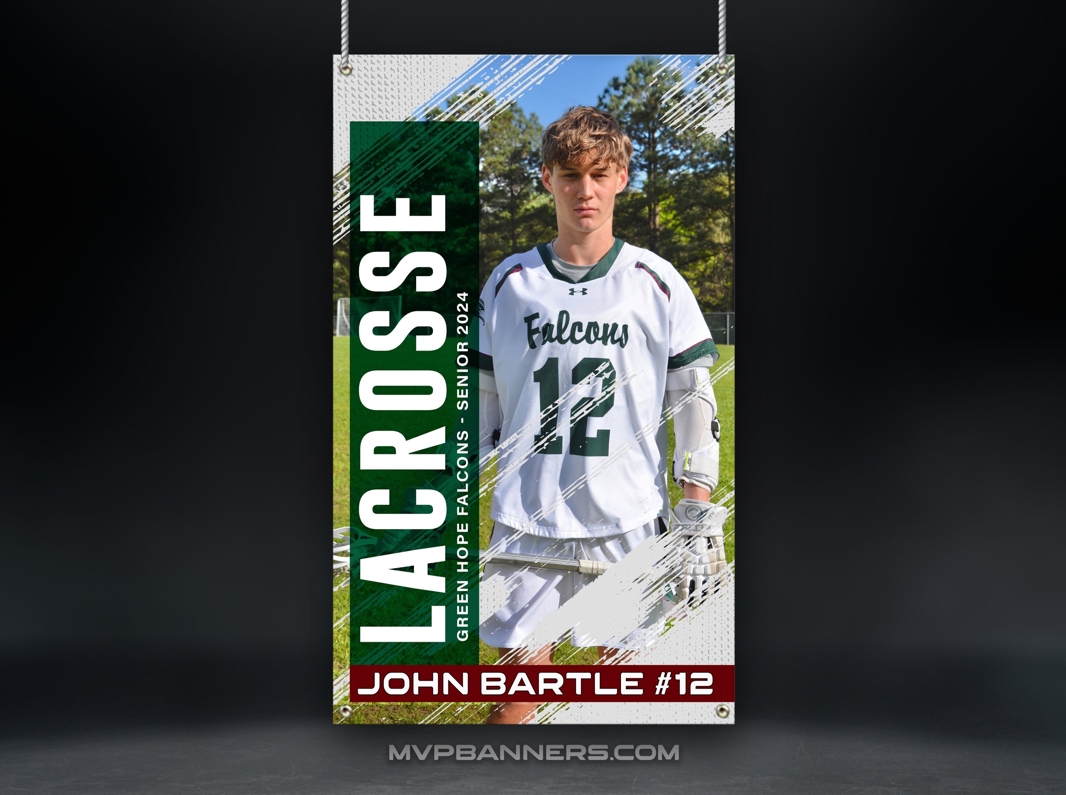Custom Sports Banner | Senior Night | Lacrosse | Event Ticket