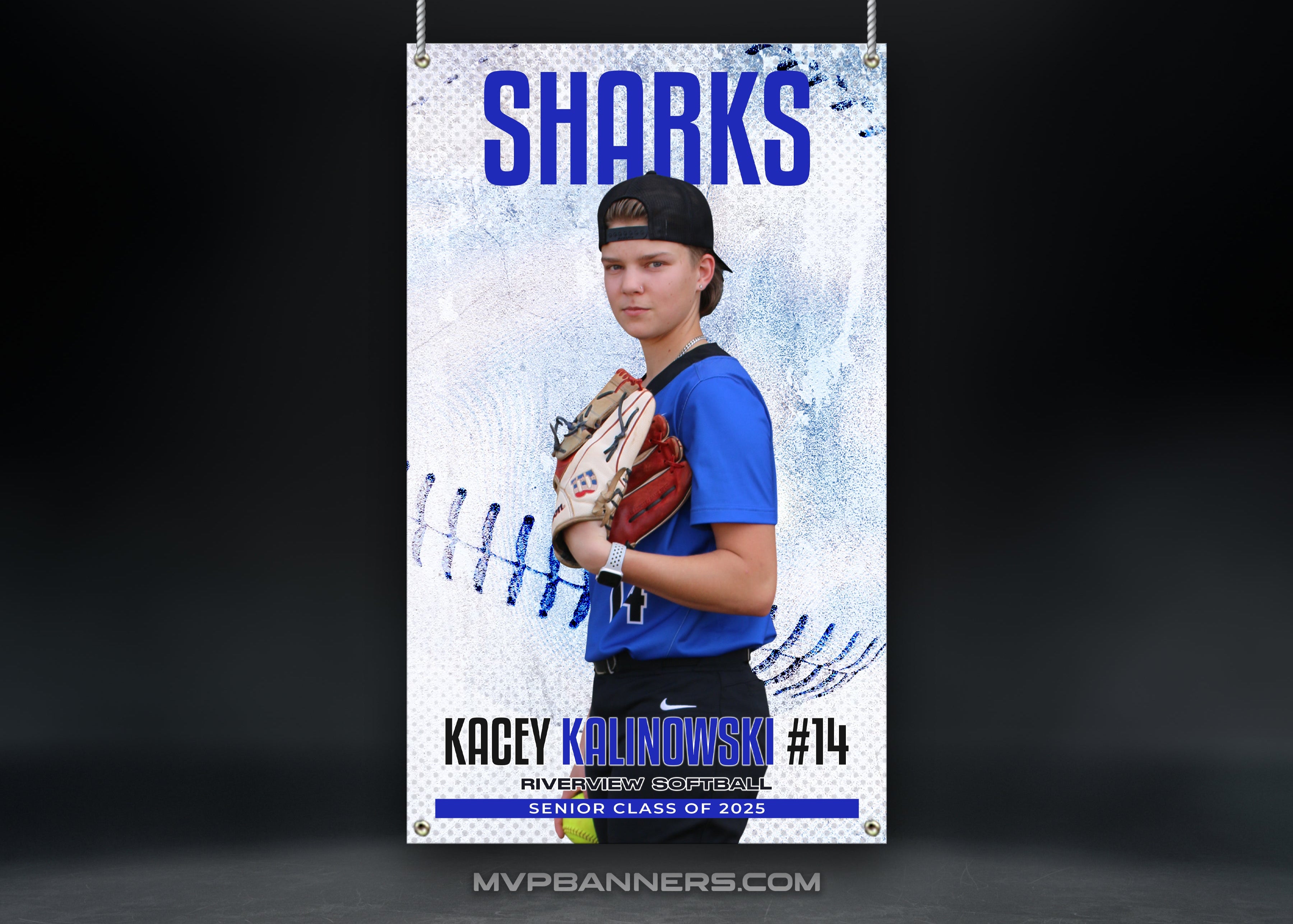 Custom Sports Banner | Senior Night | Softball | Prime Time