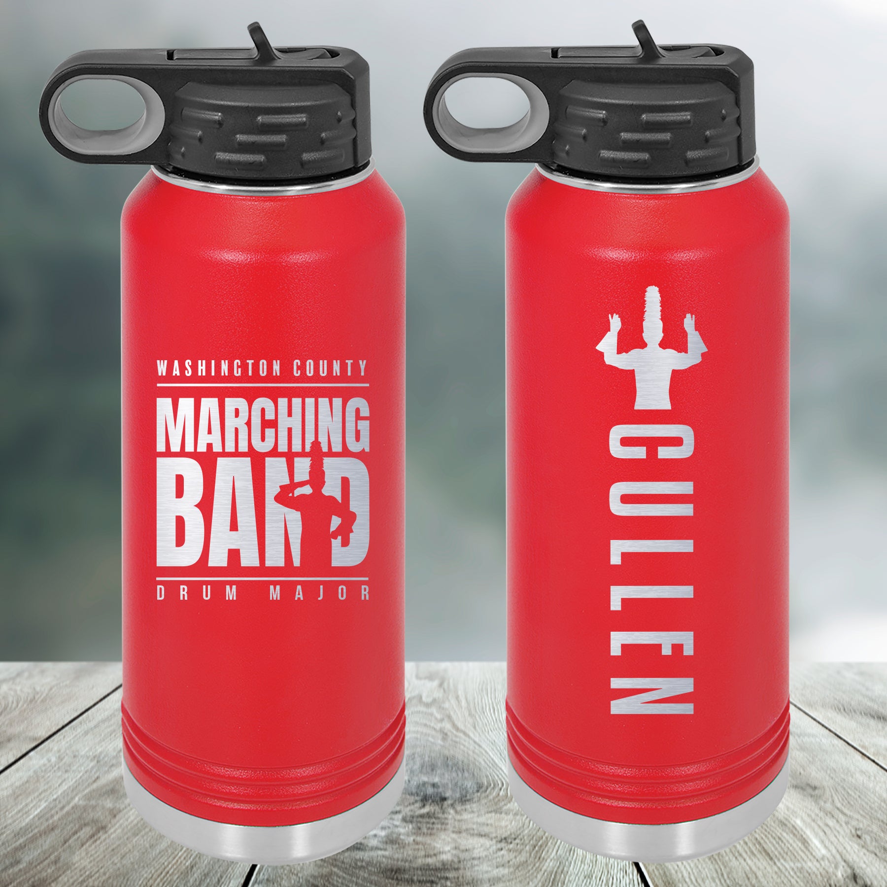Marching Band Customized Water Bottle