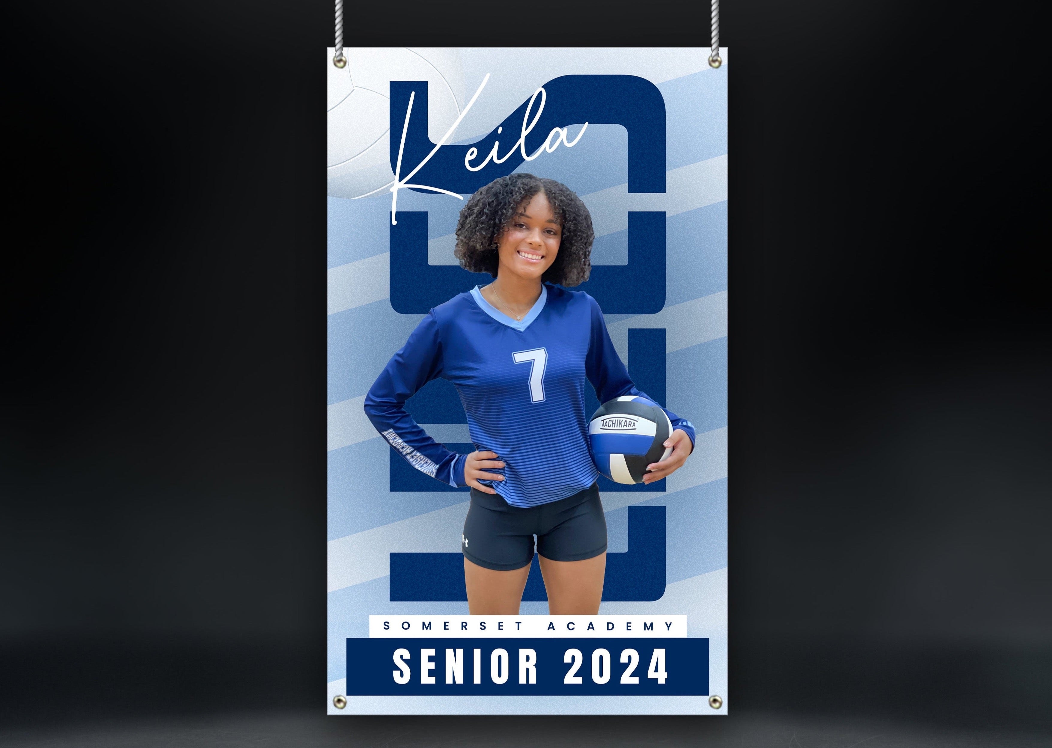 Volleyball Sports Banner | Senior Night | Peak Motion