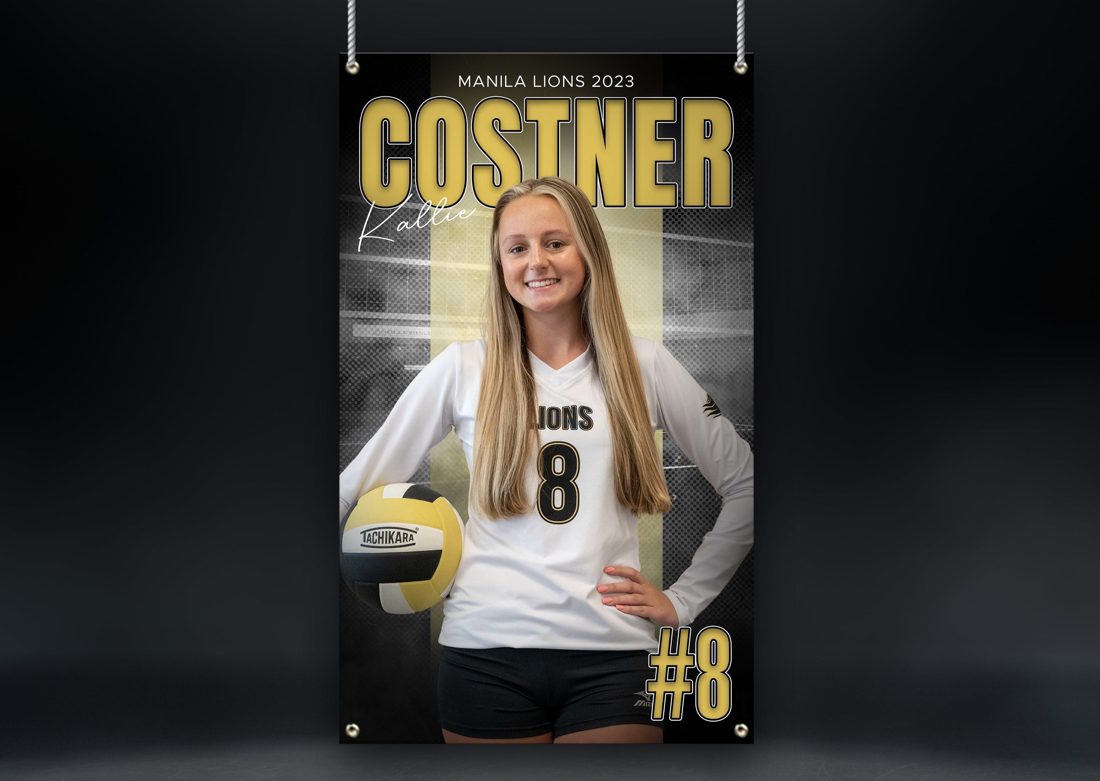 Volleyball Sports Banner | Senior Night | Stadium Shadows