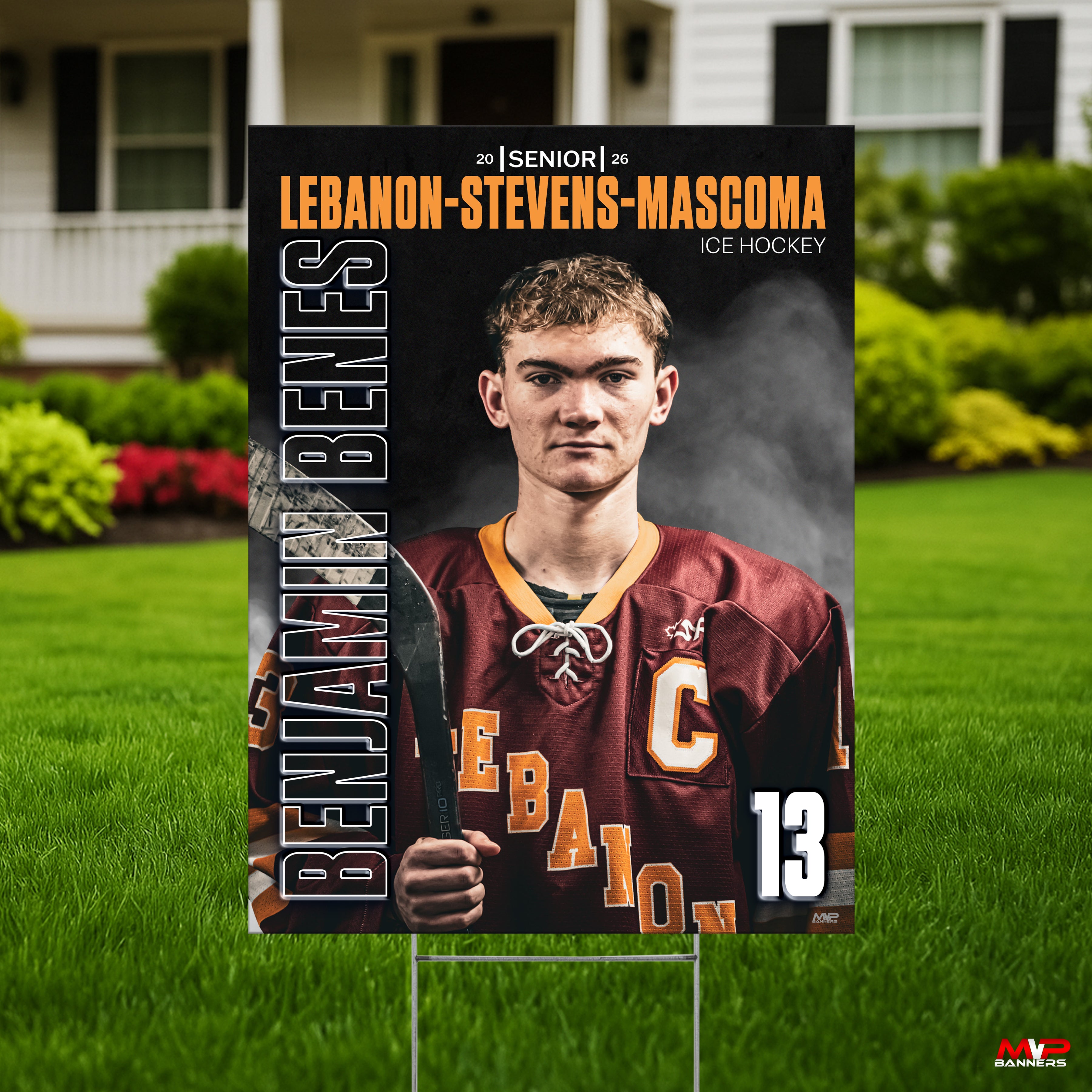 Custom Sports Banner | Senior Night | Ice Hockey | GameDay Fog