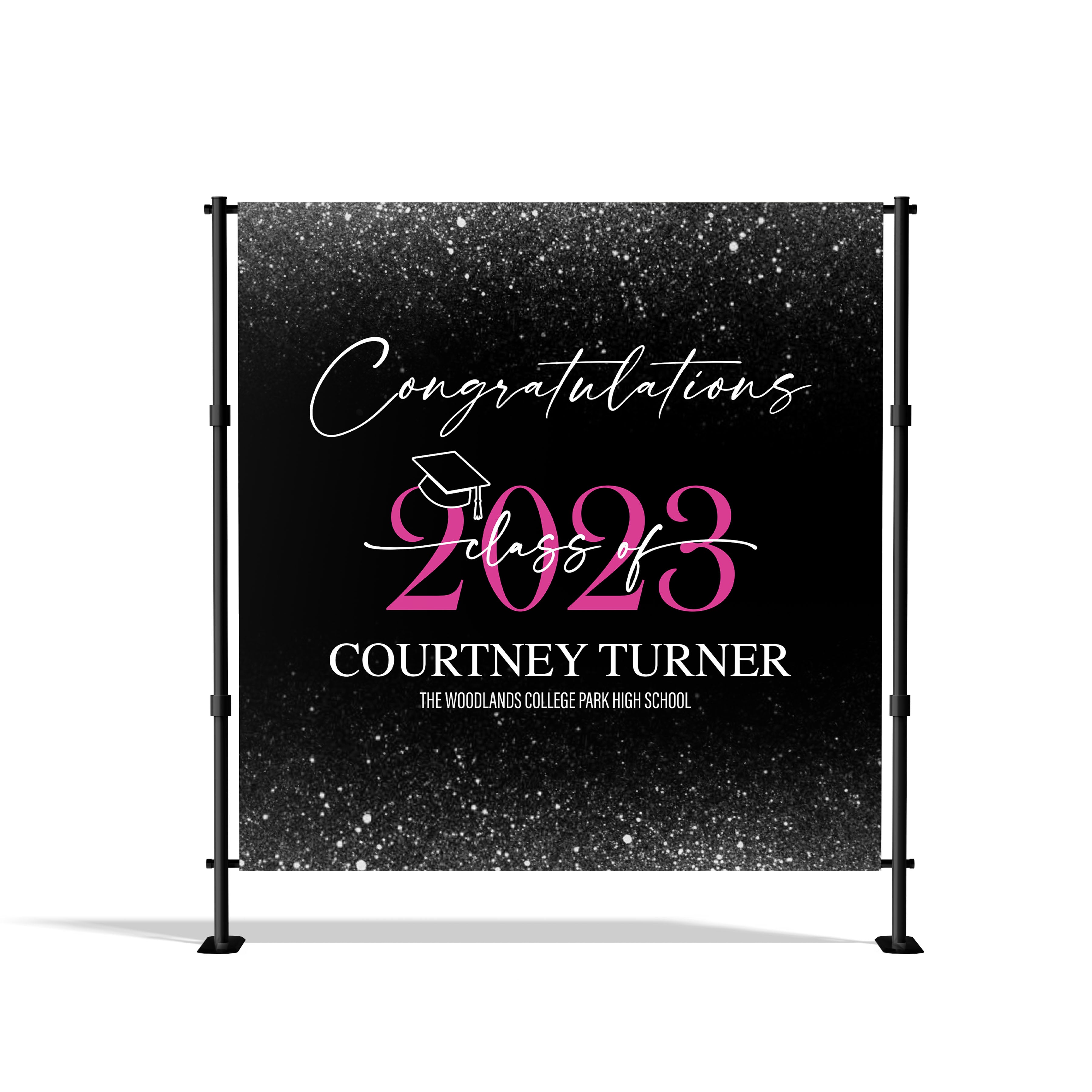 Custom Photography Backdrop | Graduation | Media Step & Repeat