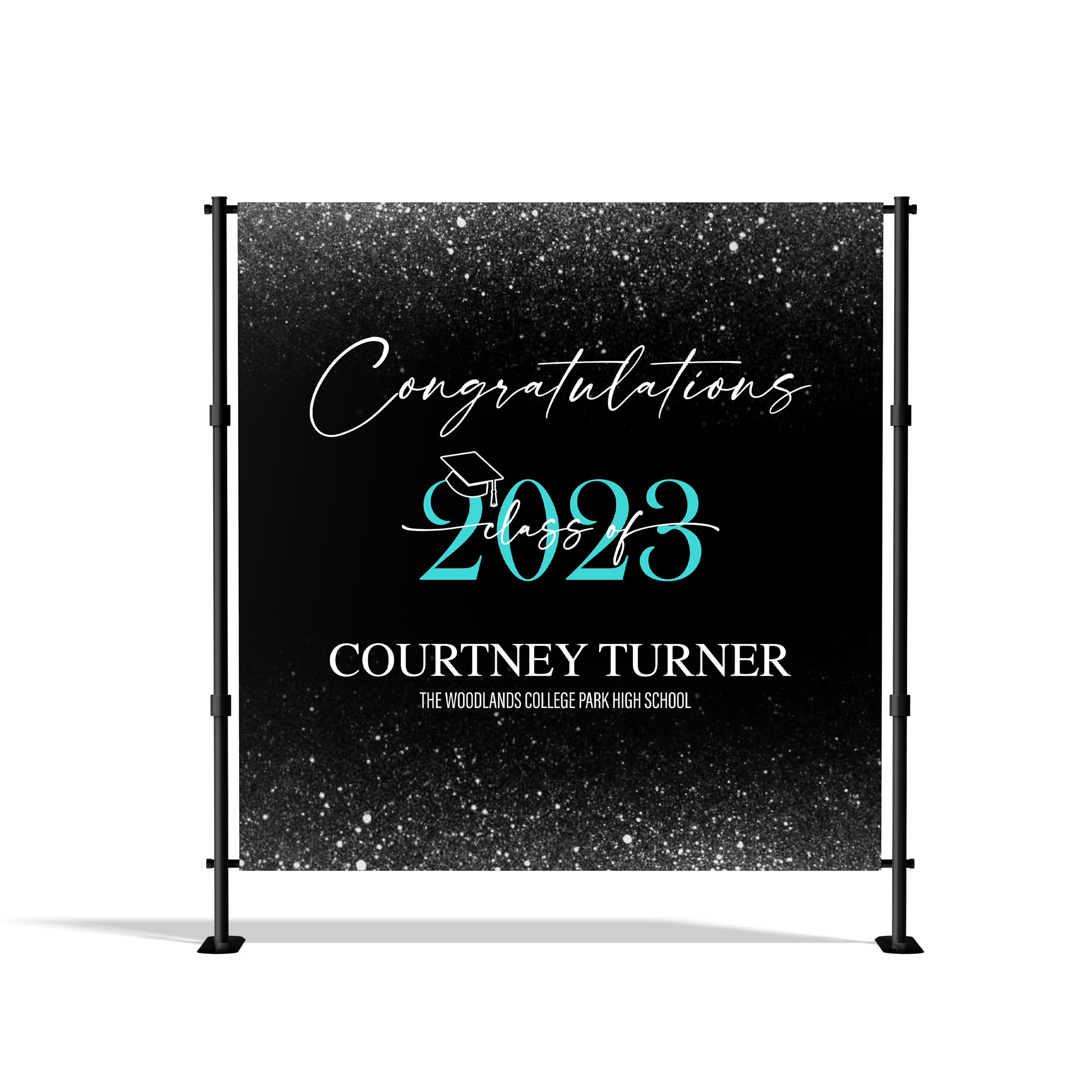 Custom Photography Backdrop | Graduation | Media Step & Repeat