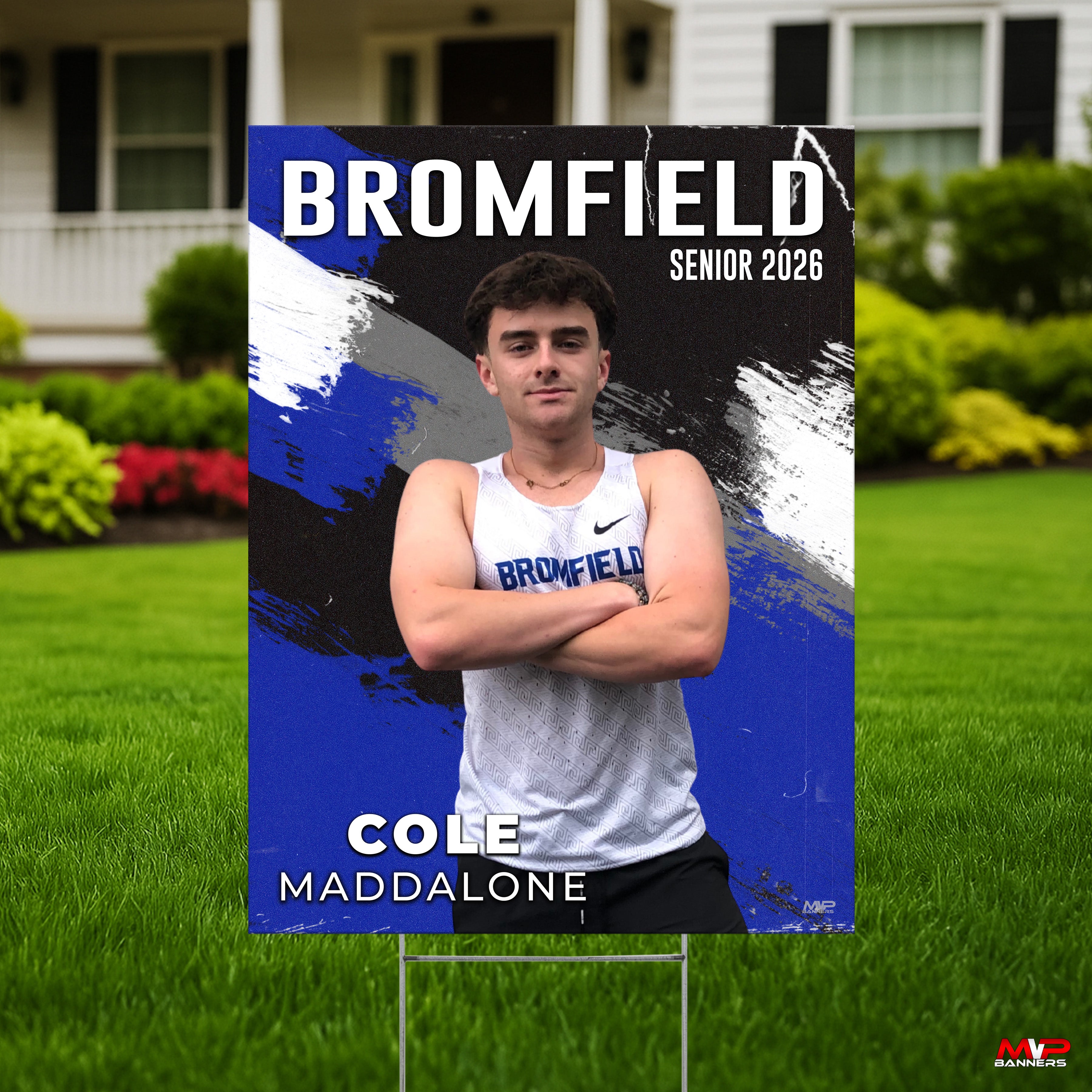 Custom Sports Banner | Senior Night | Cross Country | Track & Field - Graffiti