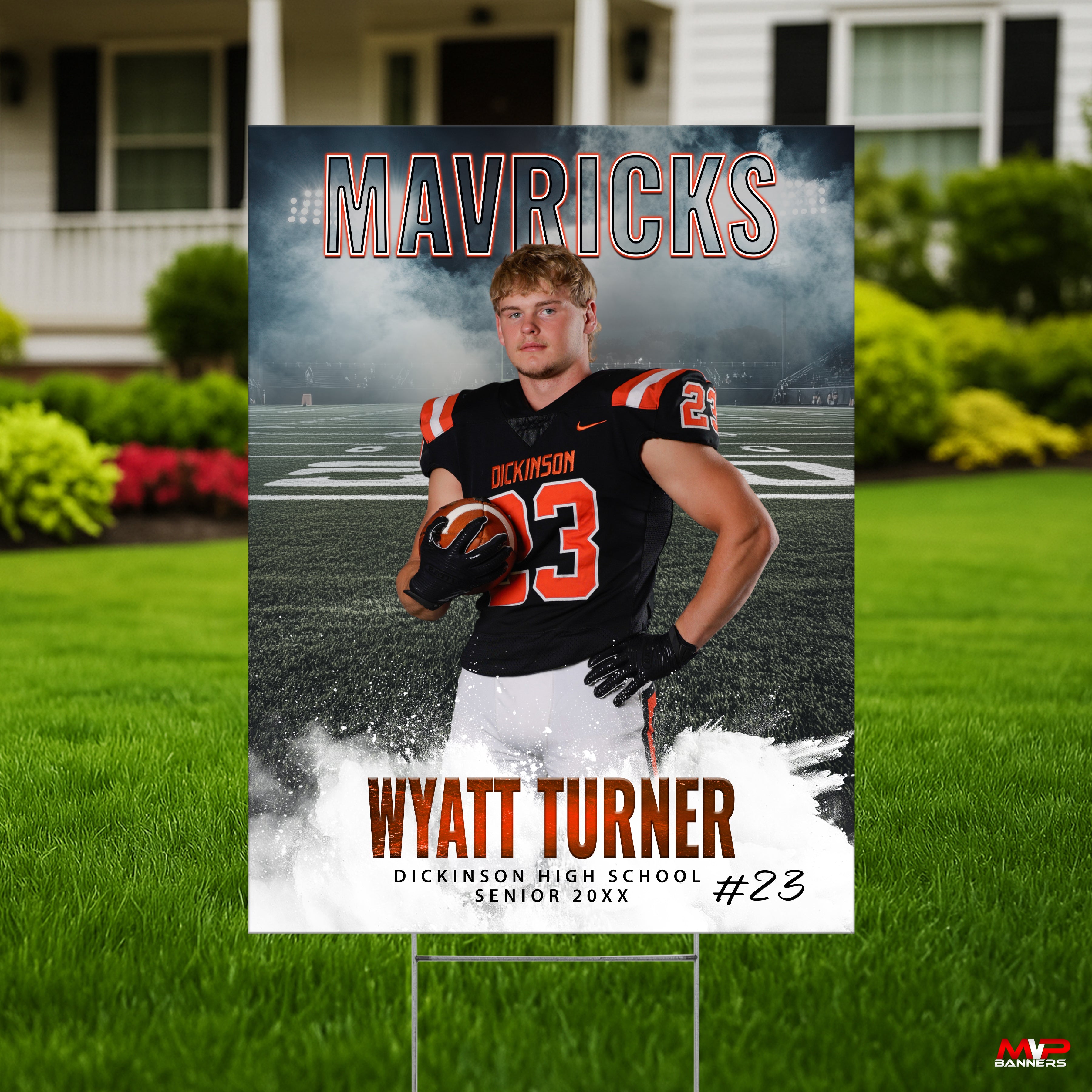 Custom Football Senior Night Banner | Gridiron Glory