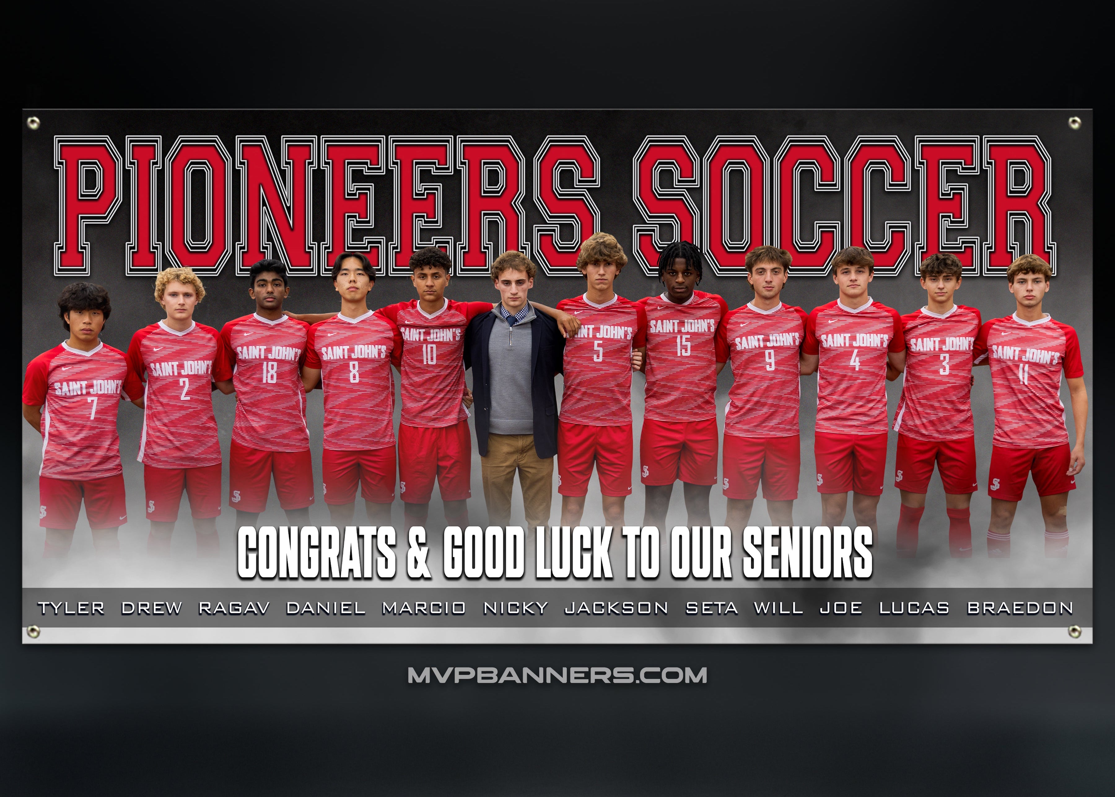Custom Team Banners | Personalized Sports Team Banners | GameDay Fog