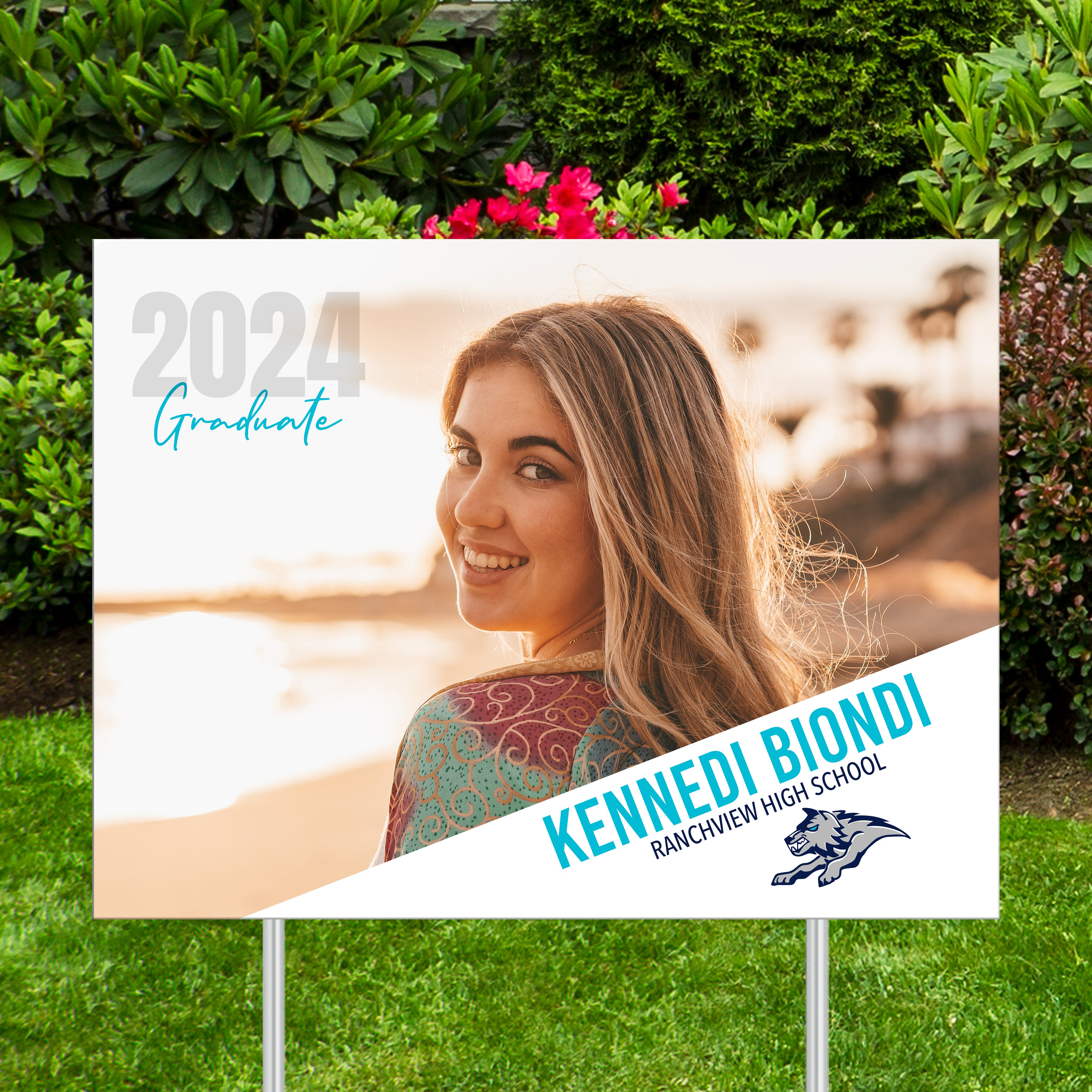 Graduation Yard Sign - Modern