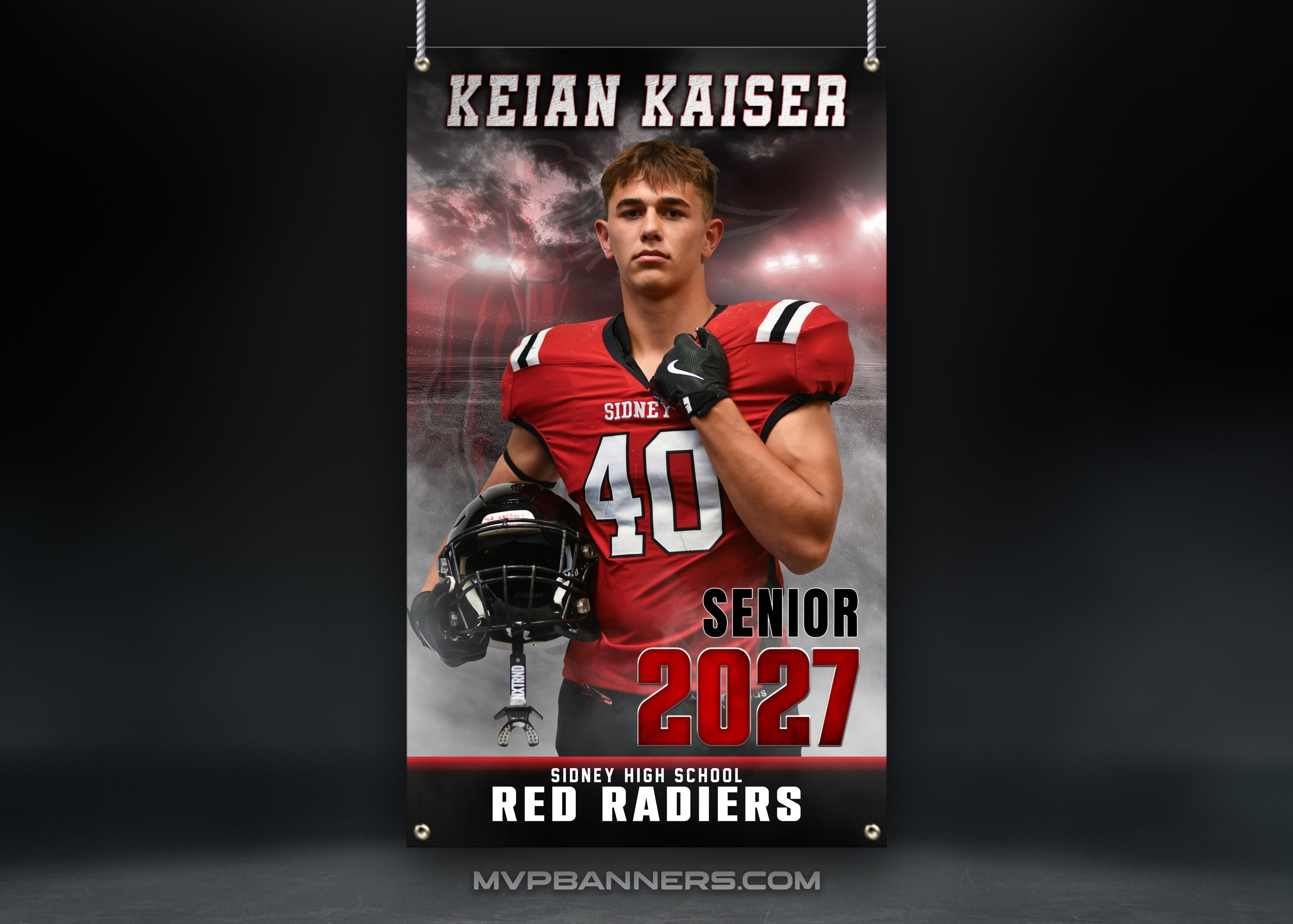 Custom Football Senior Night Banner | StormFront