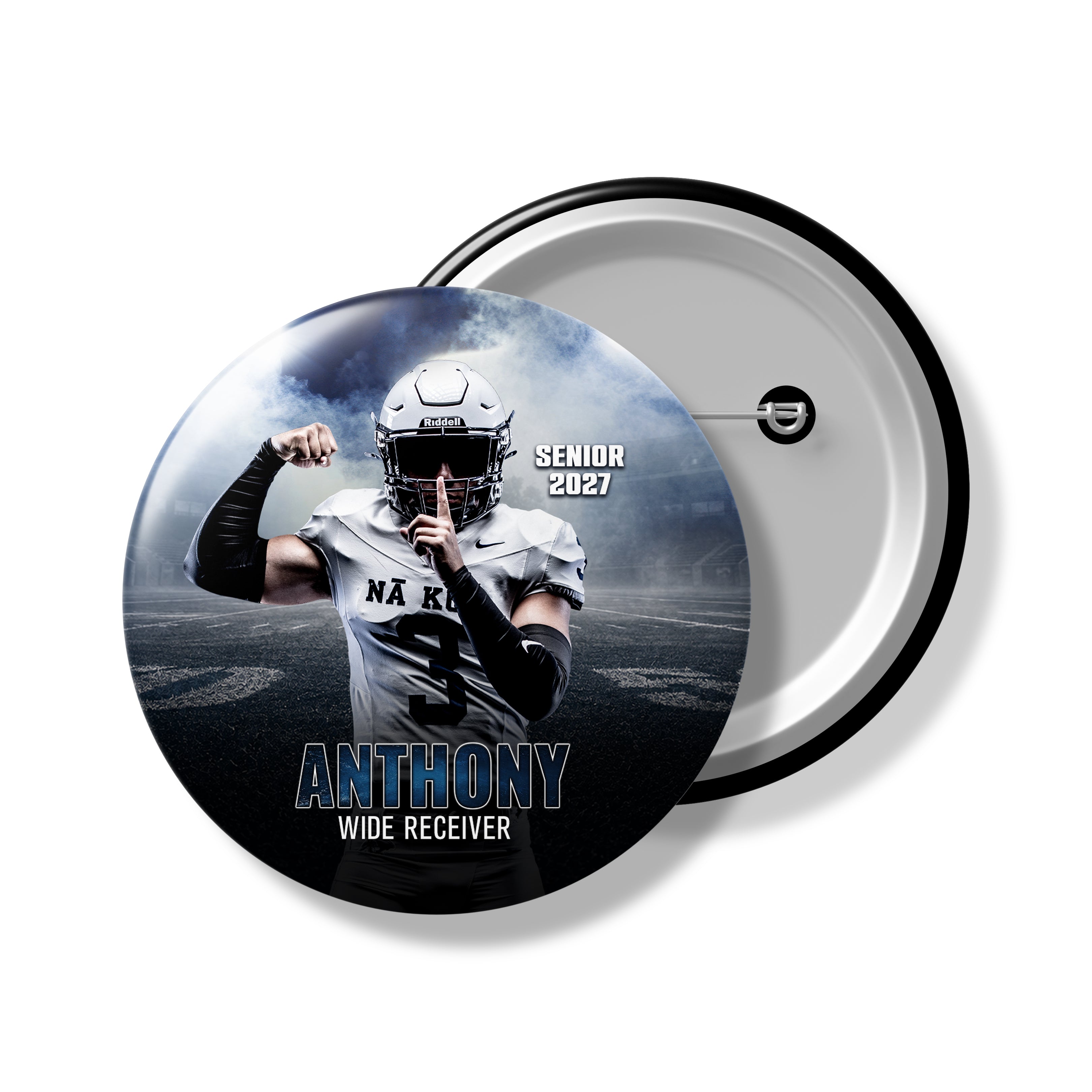 Custom Sports Spirit Button or Magnet | Showtime