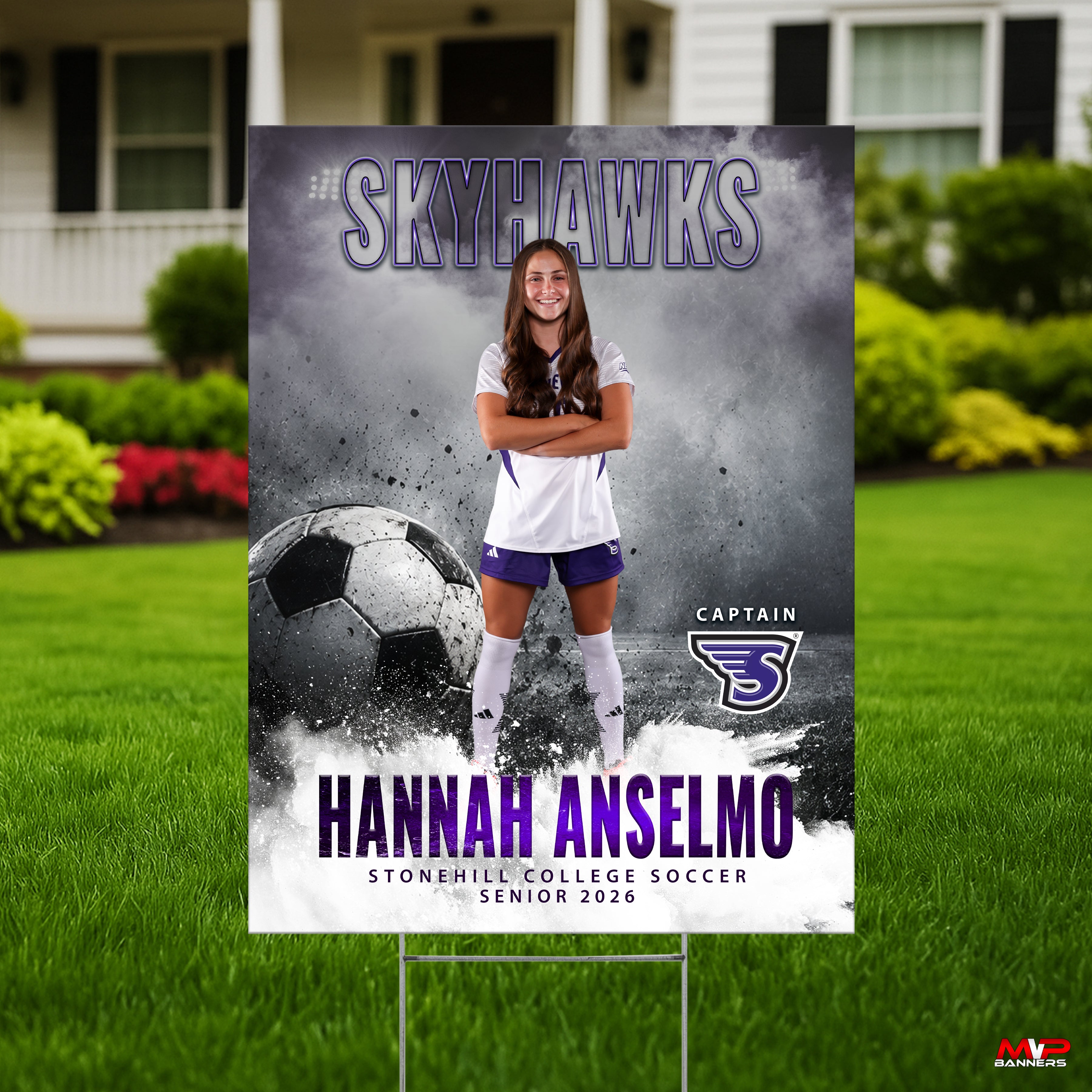 Custom Sports Banner | Senior Night | Soccer | Kickoff