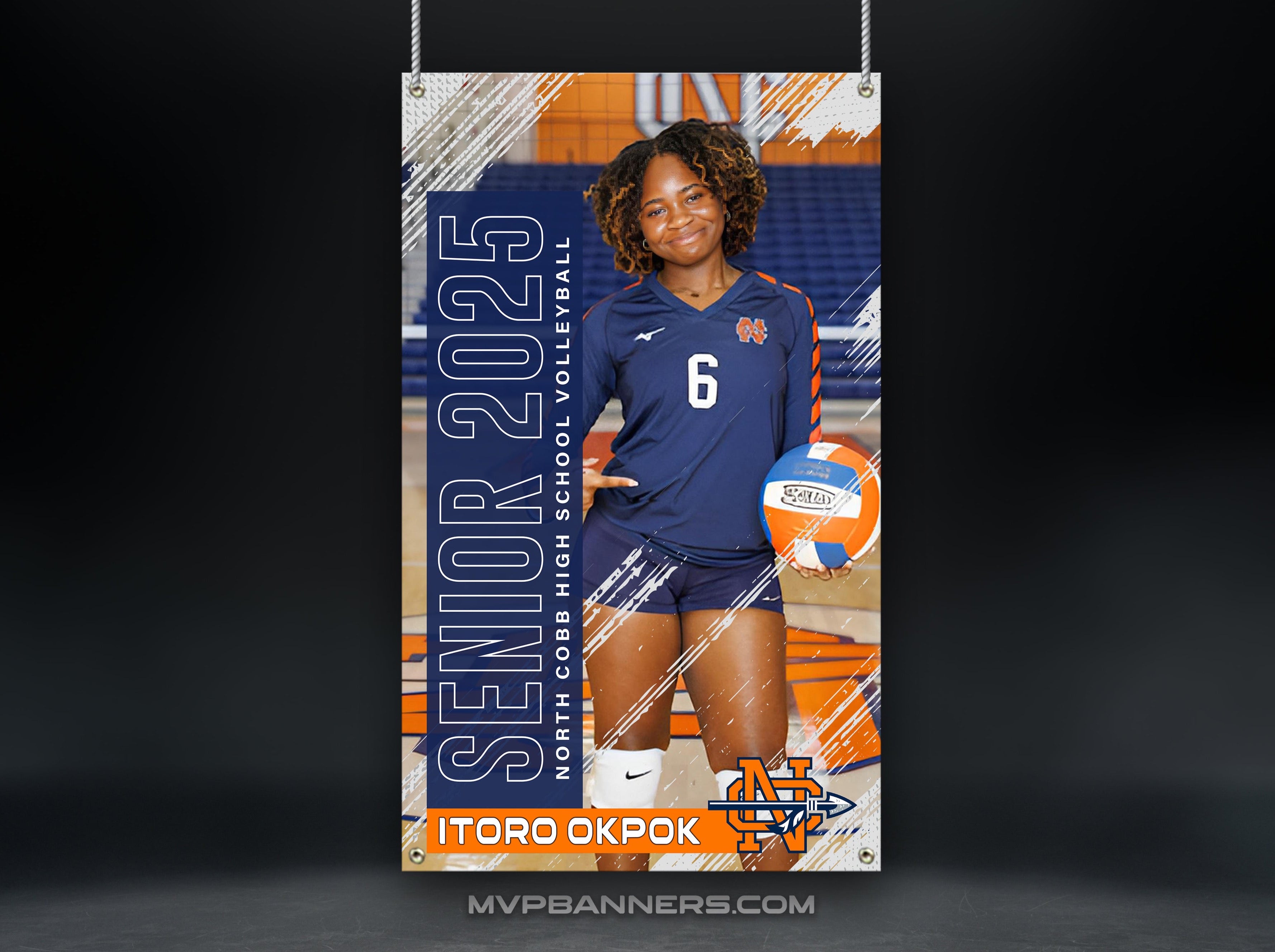 Volleyball Sports Banner | Senior Night | Event Ticket