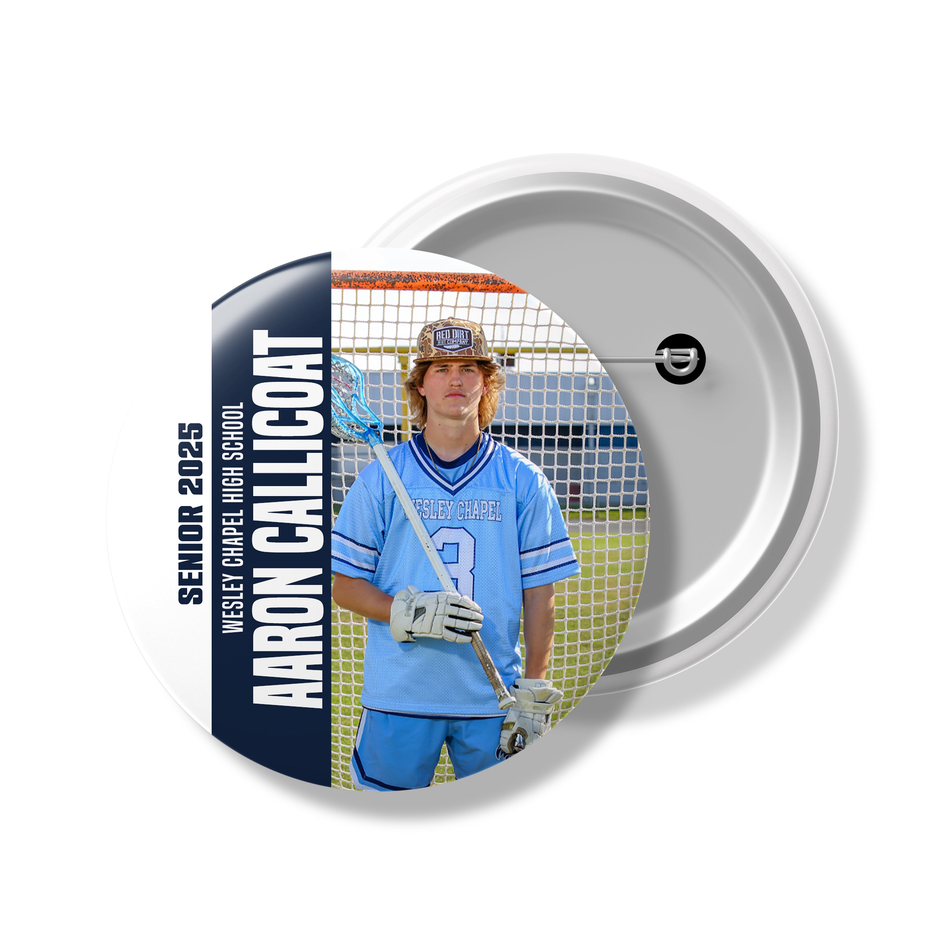 Sports Team Spirit Button | Personalized Button | Senior Night | Lacrosse | Champion's Pride