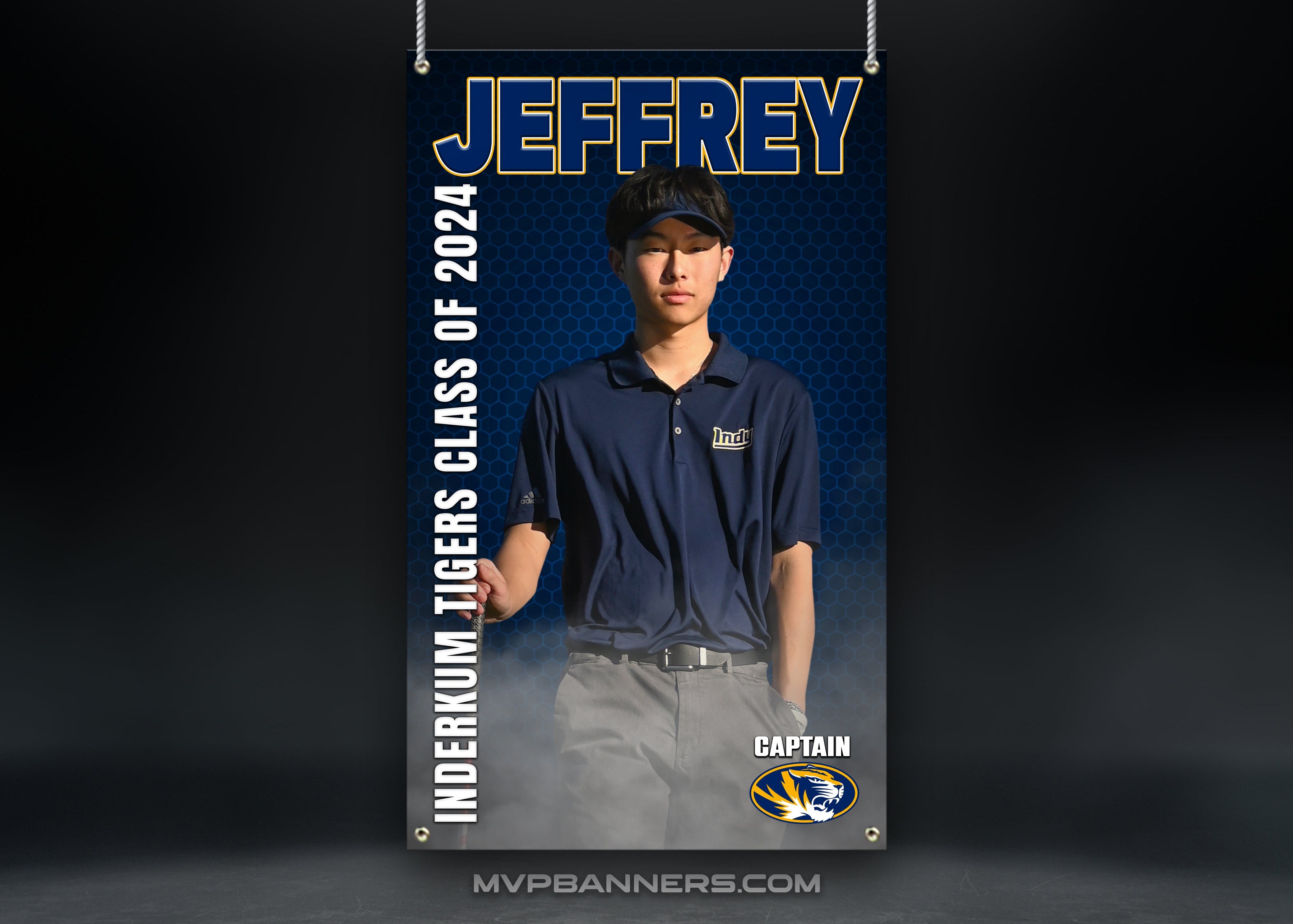 Custom Sports Banner | Senior Night | Golf | Honeycomb
