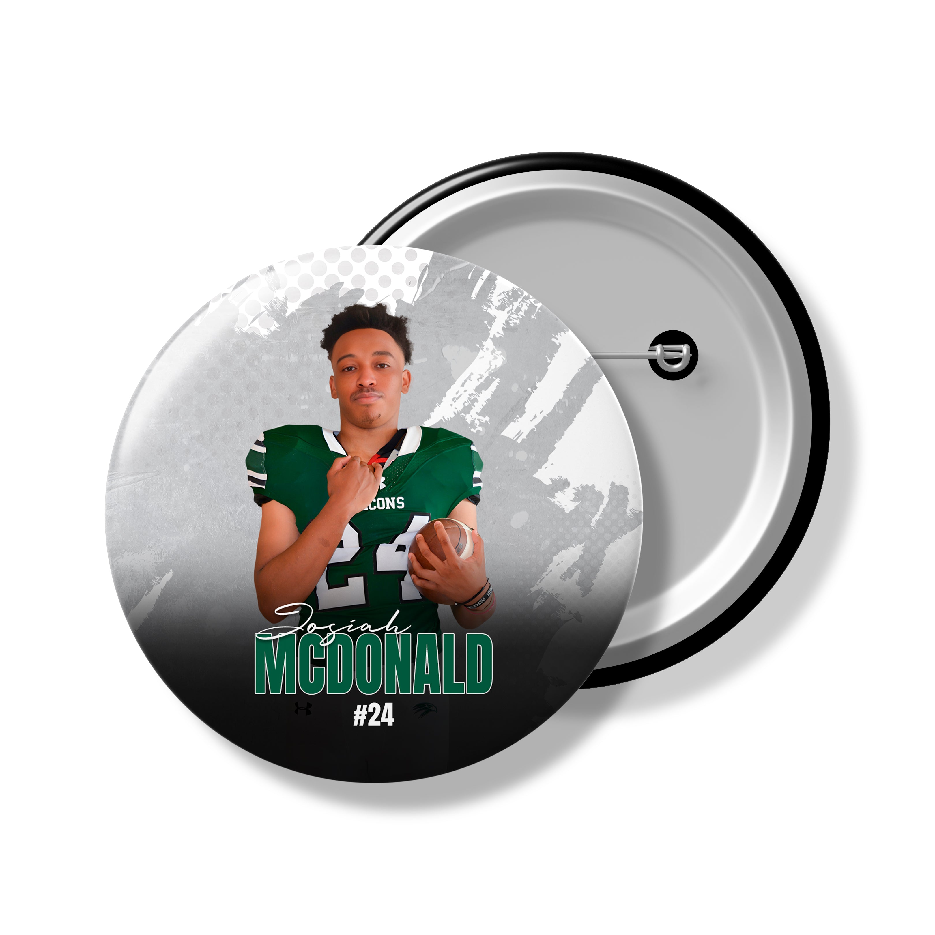 Sports Team Spirit Button | Personalized Button | Senior Night | Football | Switch
