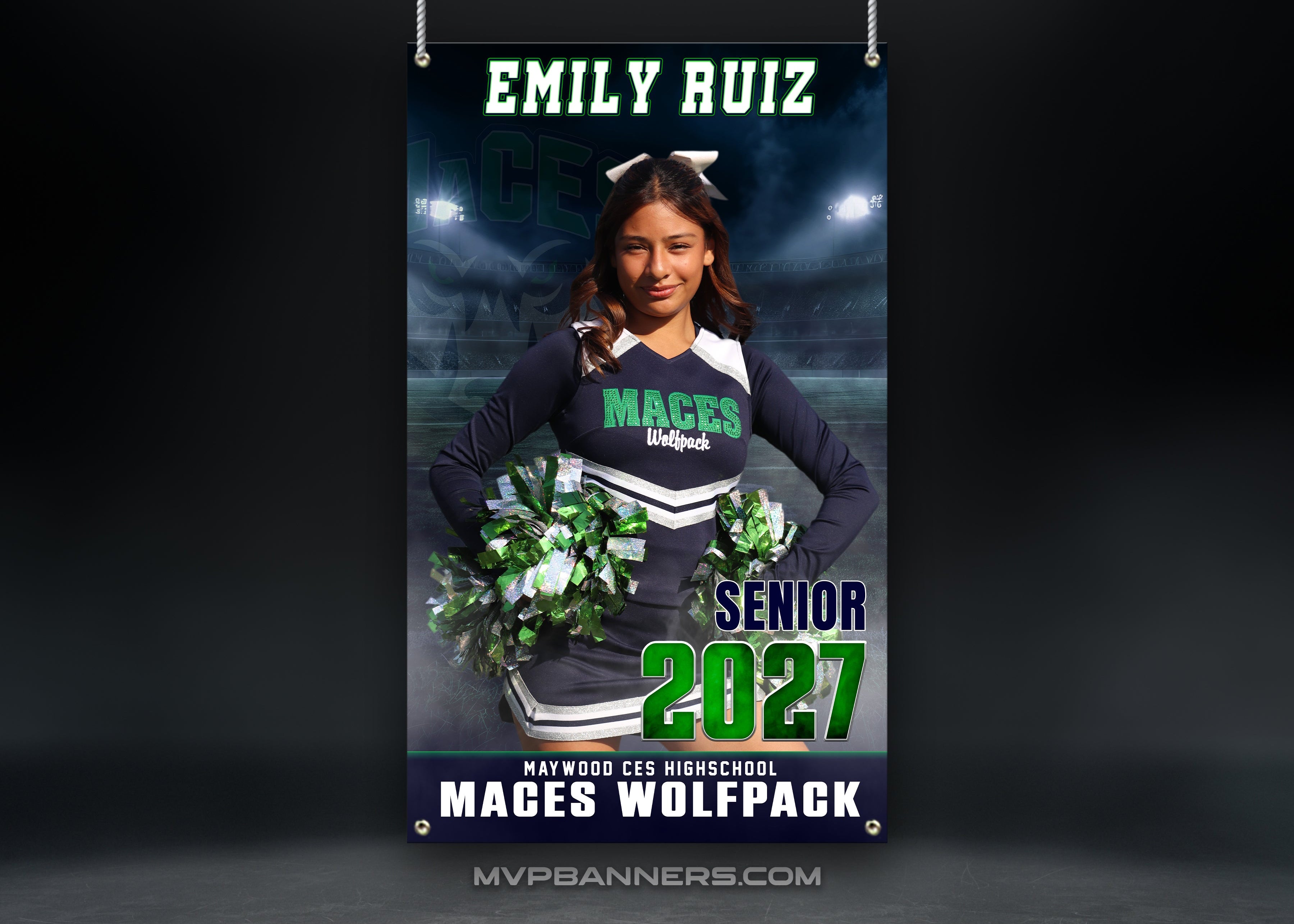 Custom Cheer or Dance Senior Night Banner | StormFront