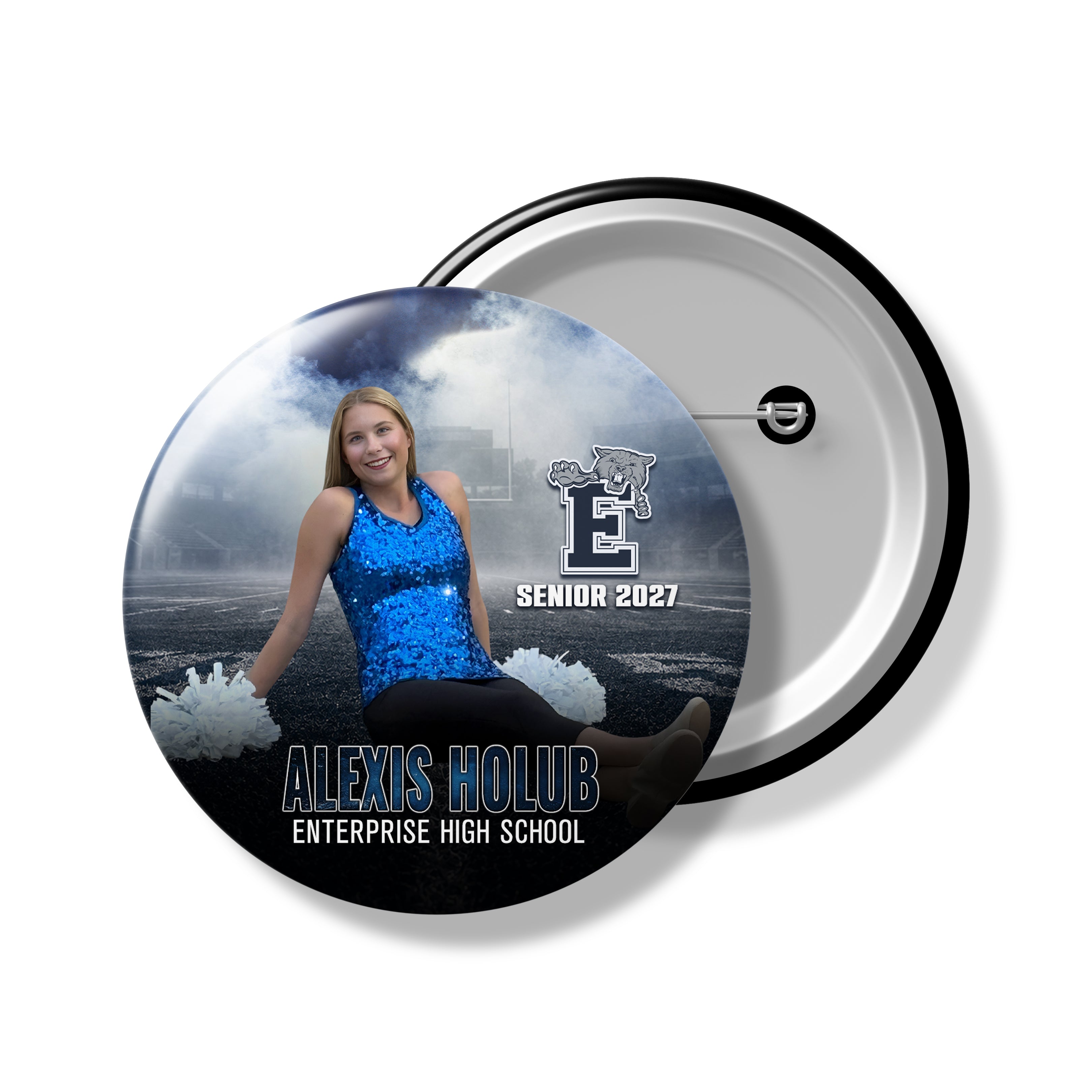 Custom Sports Spirit Button or Magnet | Showtime