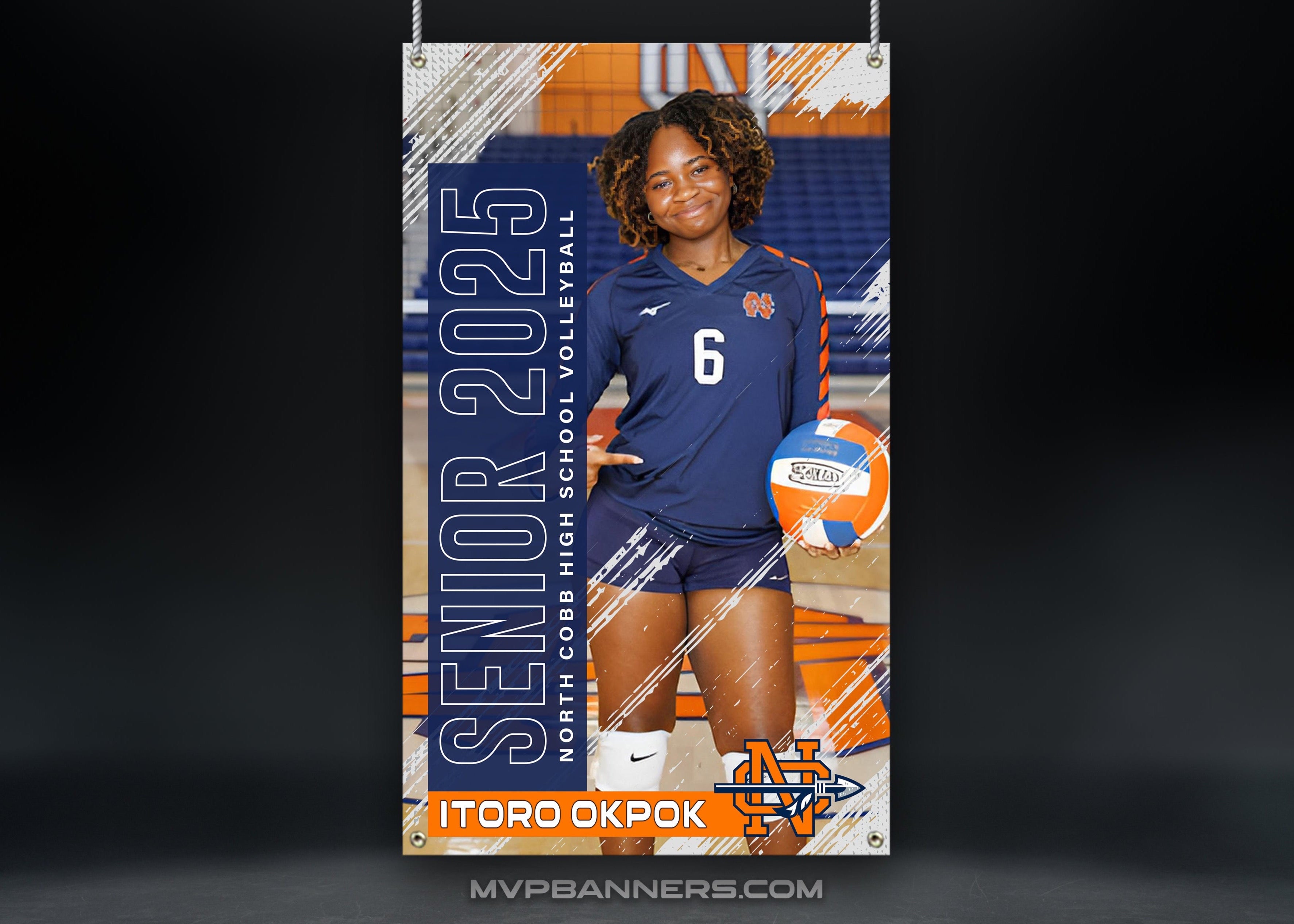 Custom Sports Banner | Senior Night | Event Ticket Volleyball