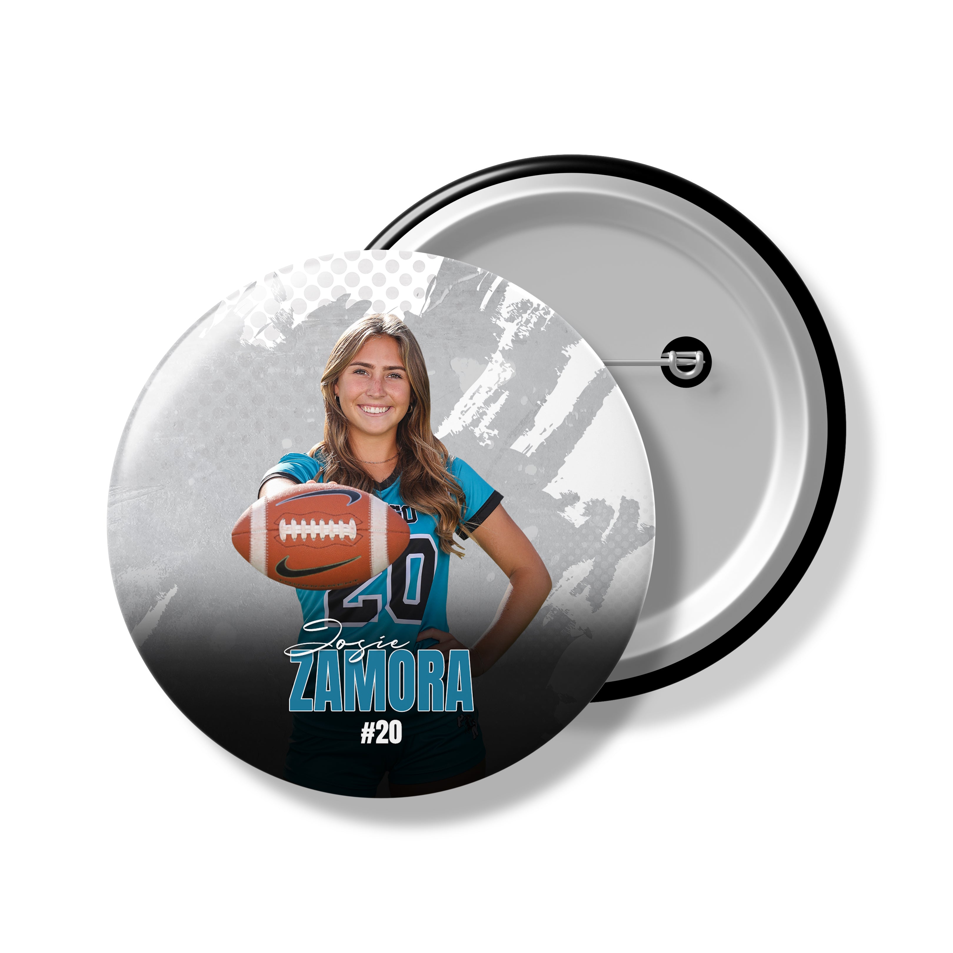 Sports Team Spirit Button | Personalized Button | Senior Night | Flag Football | Switch
