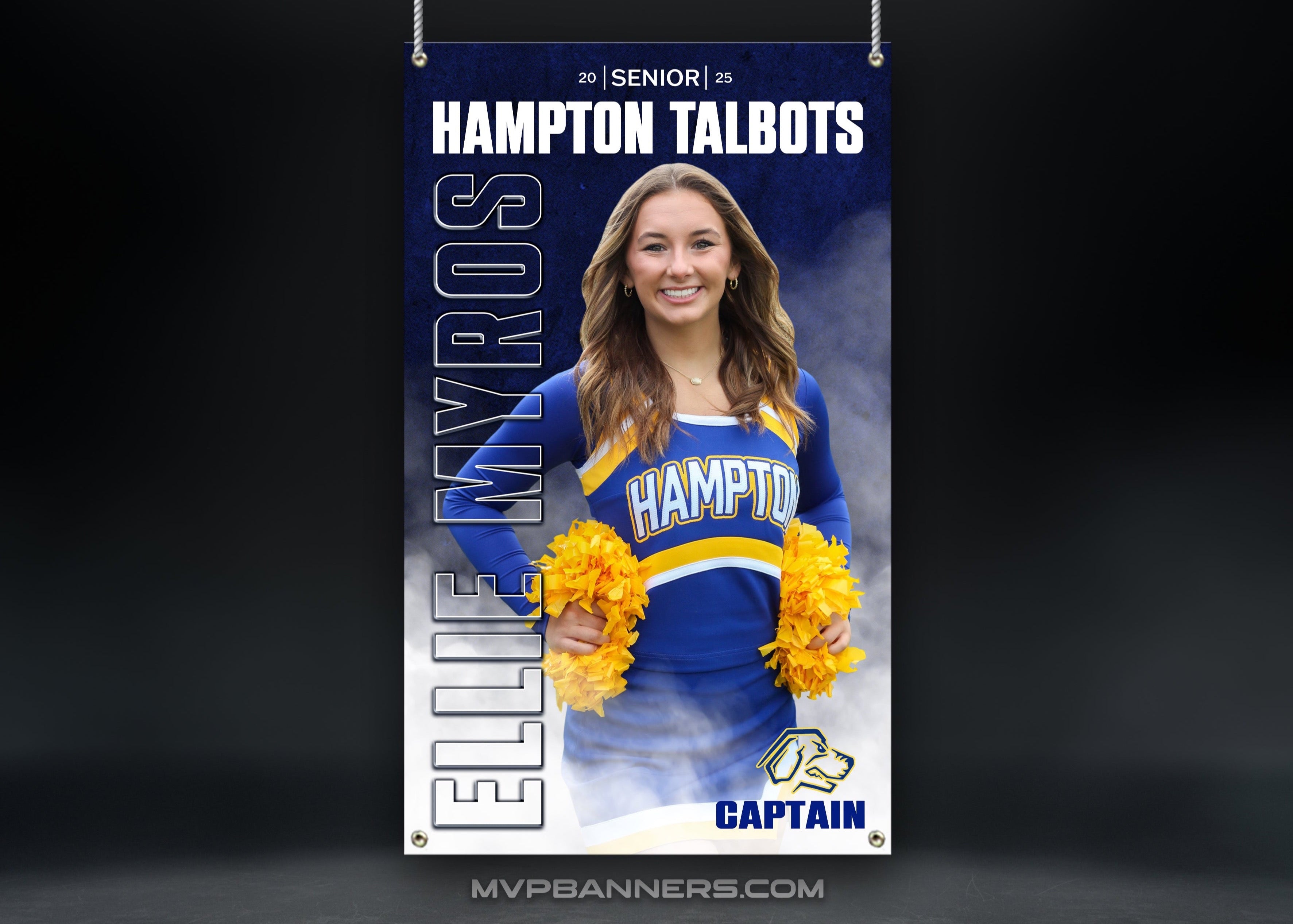 Custom Sports Banner | Senior Night | Cheer | Dance | GameDay Fog