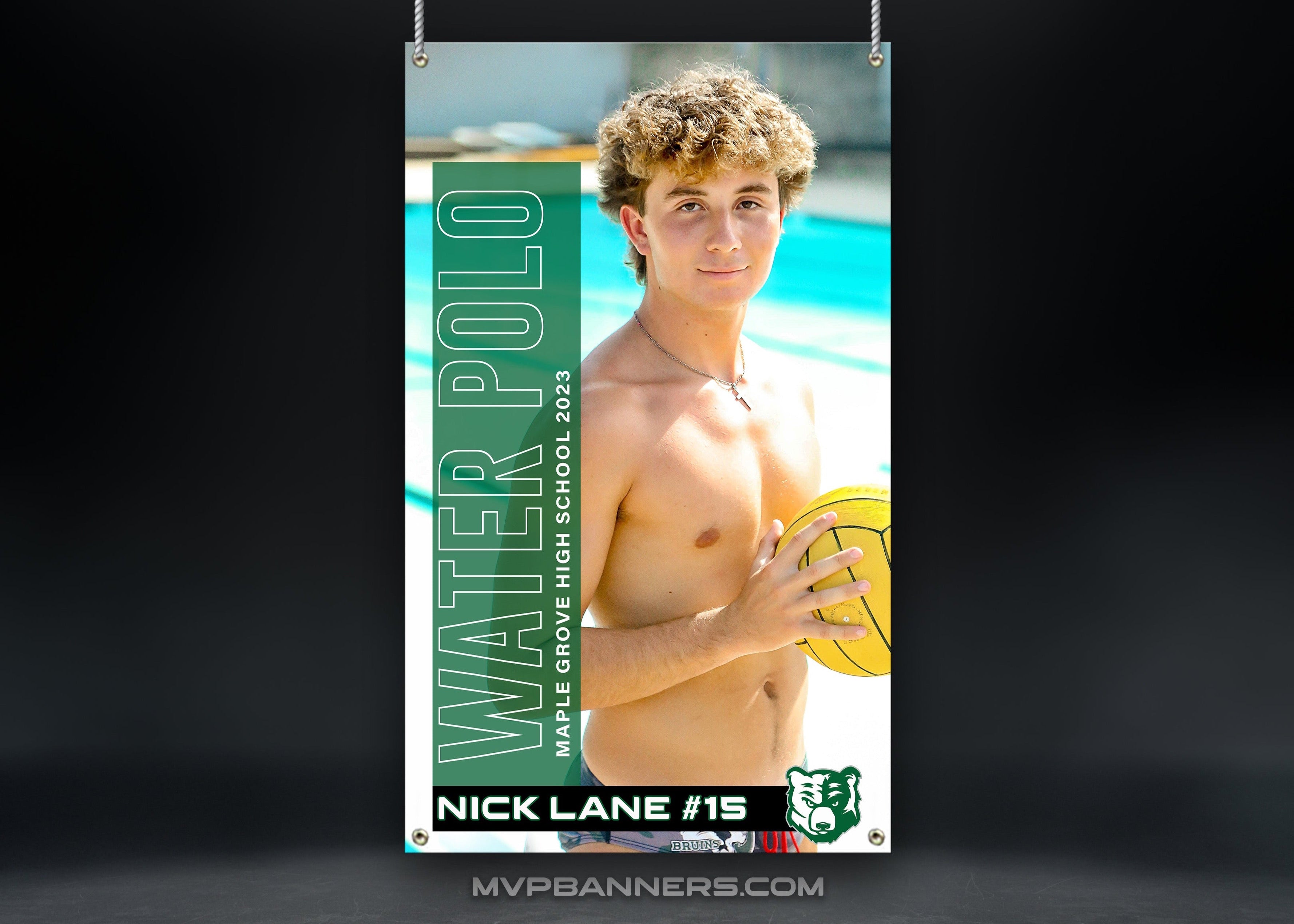 Custom Sports Banner | Senior Night | Water Polo | Event Ticket