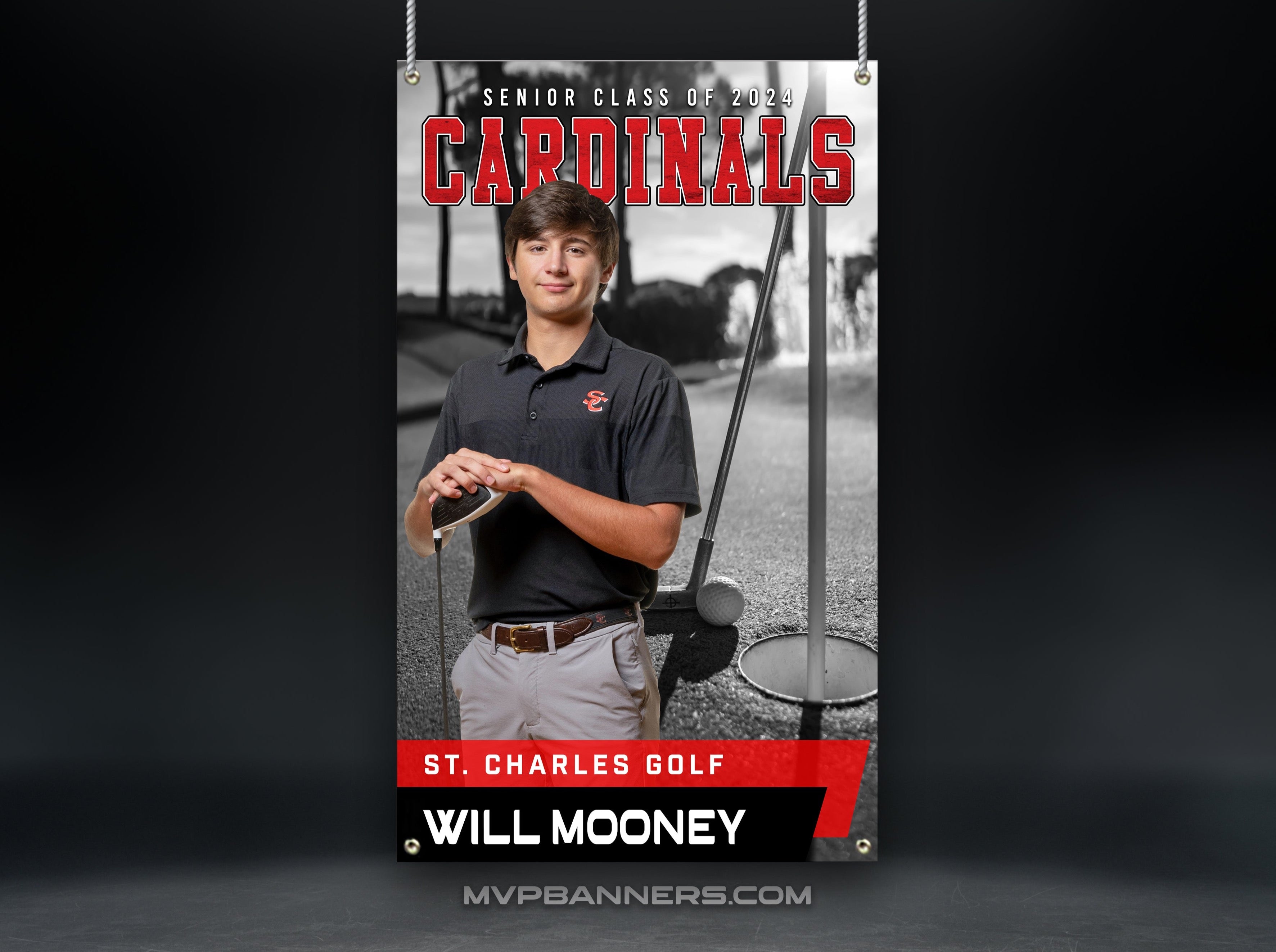 Custom Sports Banner | Senior Night | Breaking Boundaries Golf